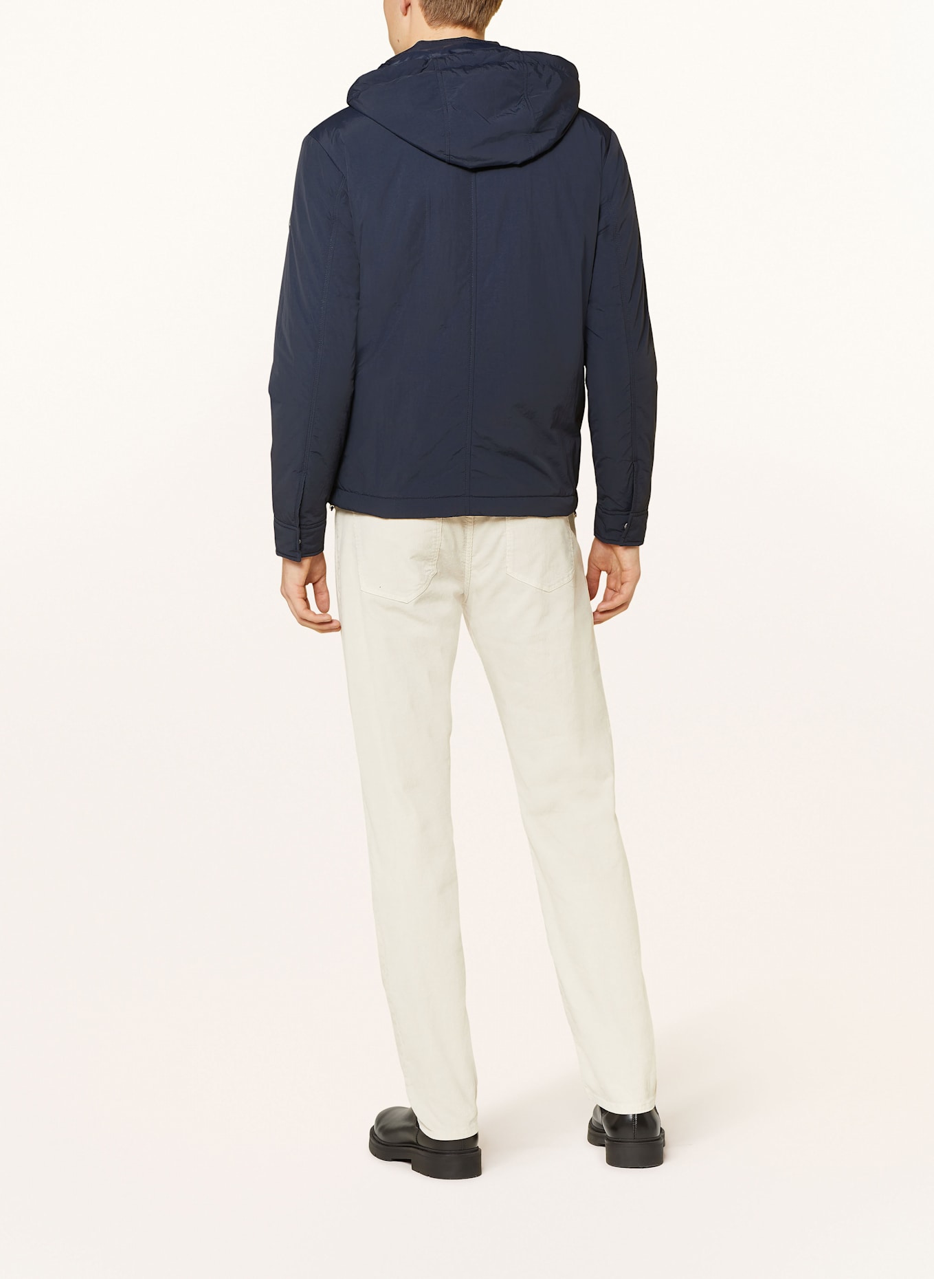 Marc O'Polo Jacke mit abnehmbarer Kapuze: DUNKELBLAU