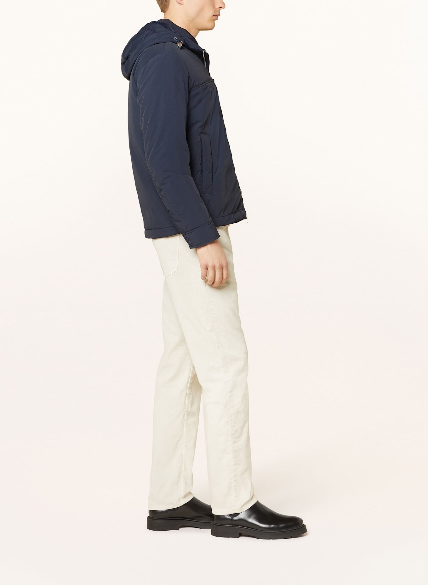 Marc O'Polo Jacke mit abnehmbarer Kapuze: DUNKELBLAU