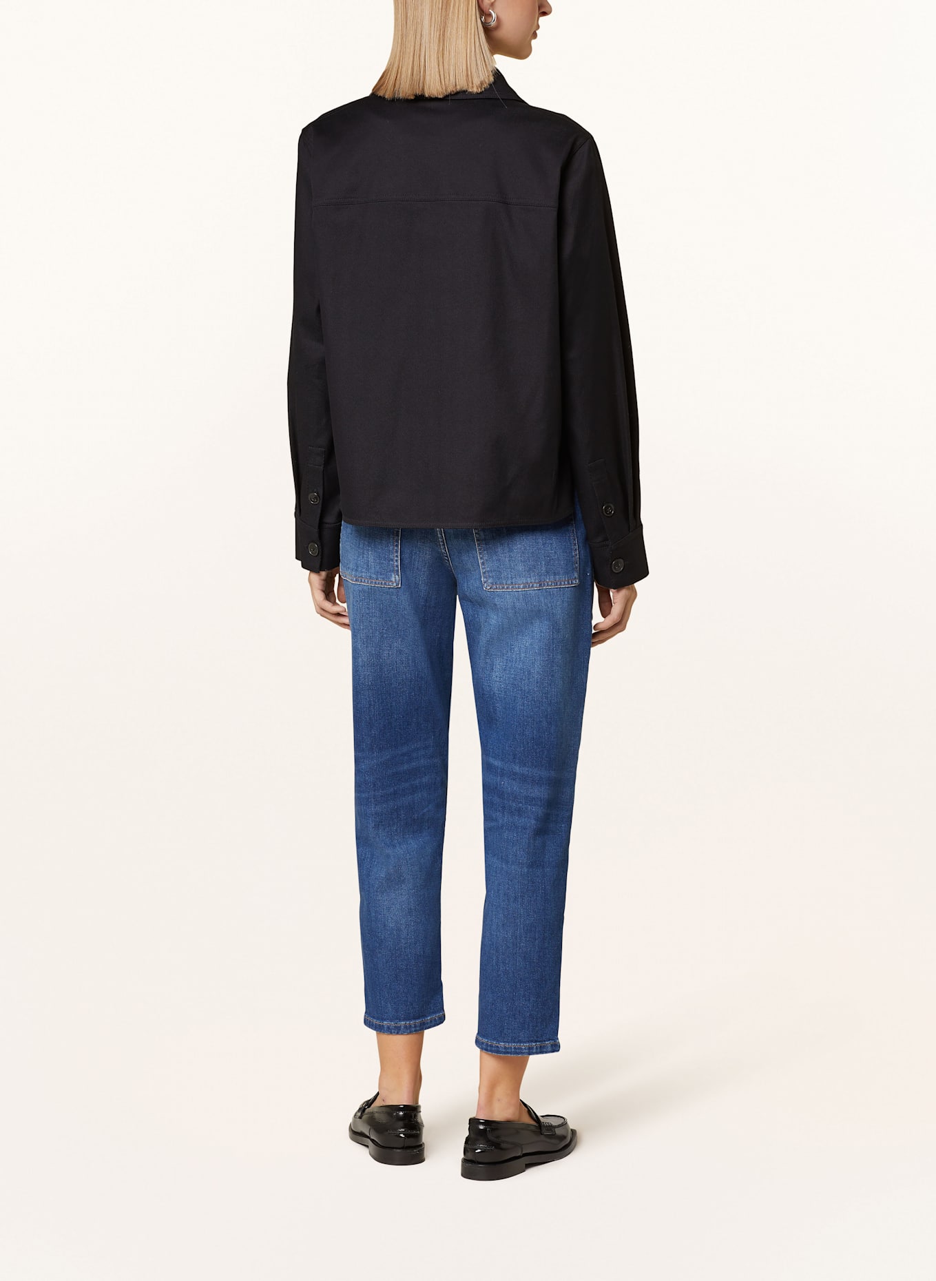 Marc O'Polo Jeansy boyfriend: 039 Soft touch dark blue wash