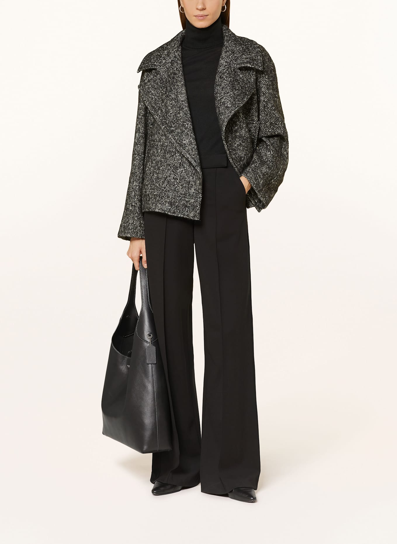 ANTONELLI firenze Kastenjacke FARGO: SCHWARZ / WEISS