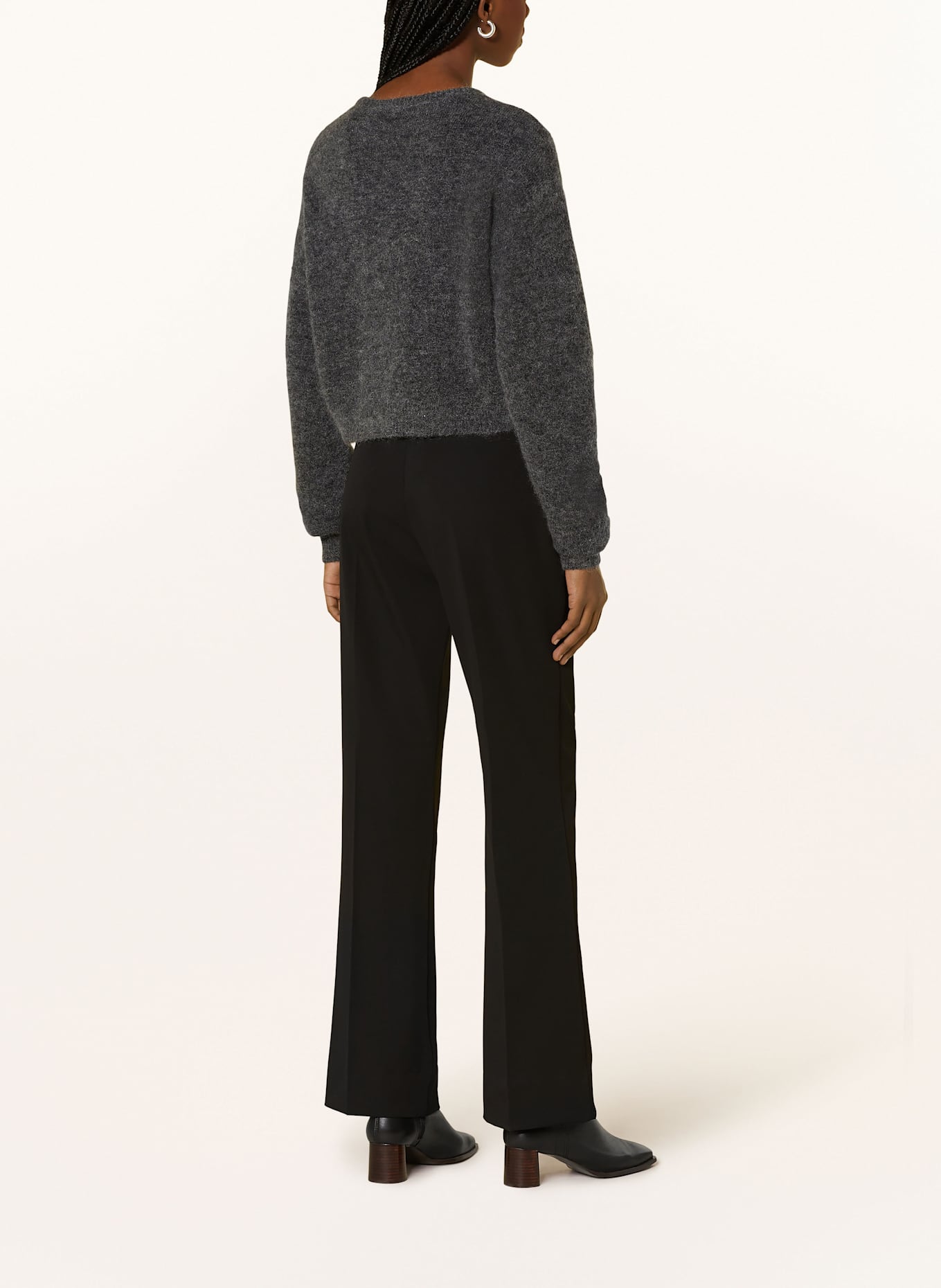 SAMSØE  SAMSØE SALOTA trousers, Color: BLACK (Image 3)
