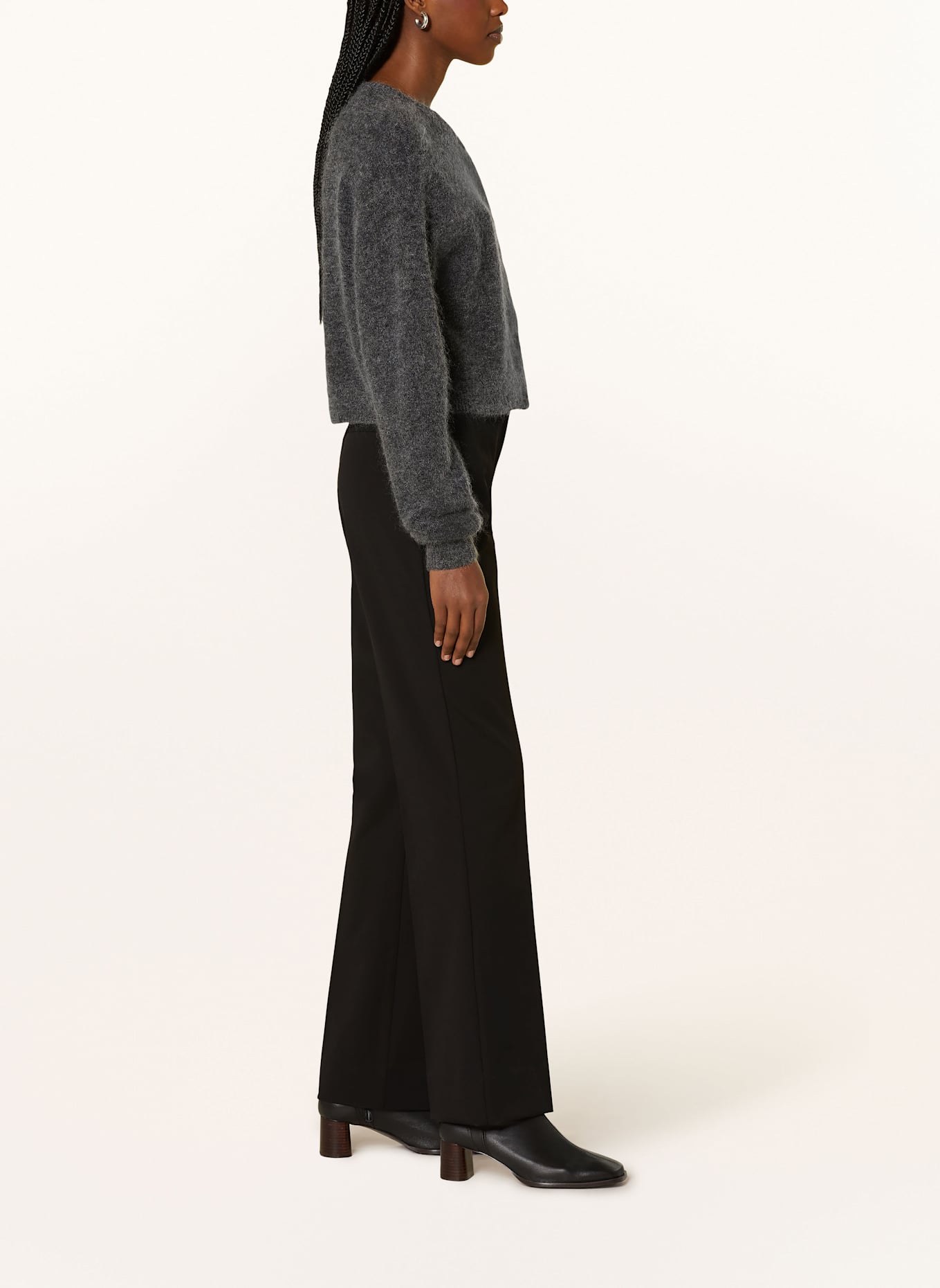 SAMSØE  SAMSØE SALOTA trousers, Color: BLACK (Image 4)