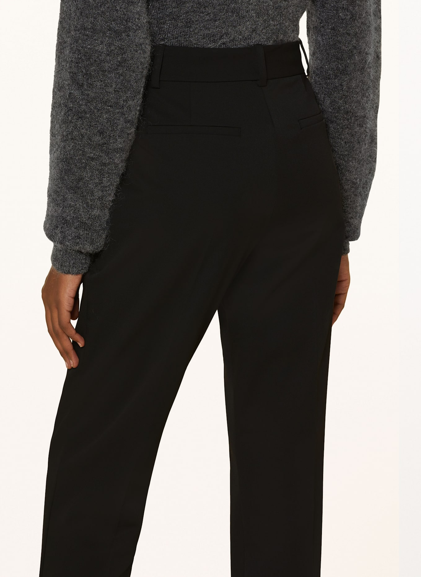 SAMSØE  SAMSØE SALOTA trousers, Color: BLACK (Image 5)