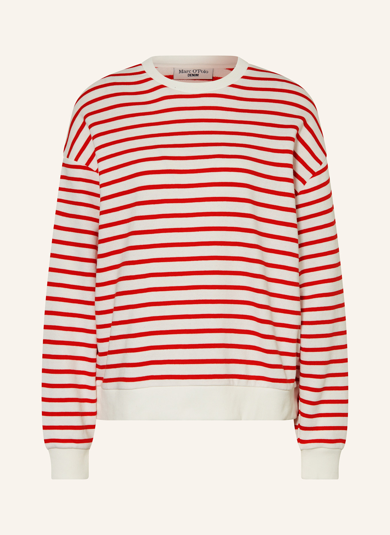 Marc O'Polo DENIM Sweatshirt: ROT / ECRU