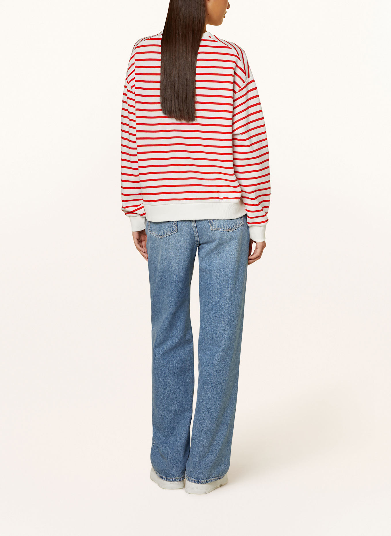Marc O'Polo DENIM Sweatshirt: ROT / ECRU