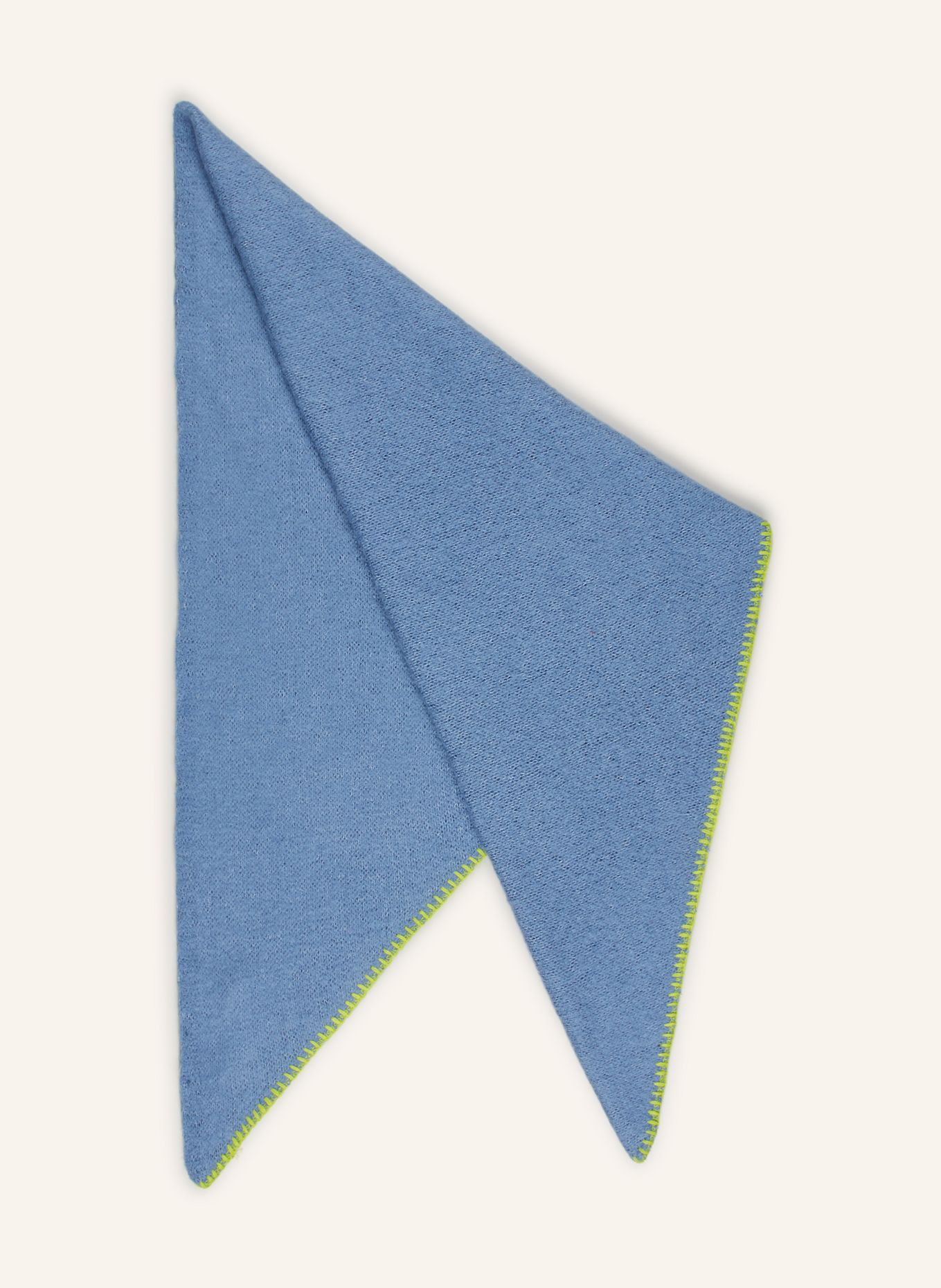 CARTOON Triangular scarf: LIGHT BLUE