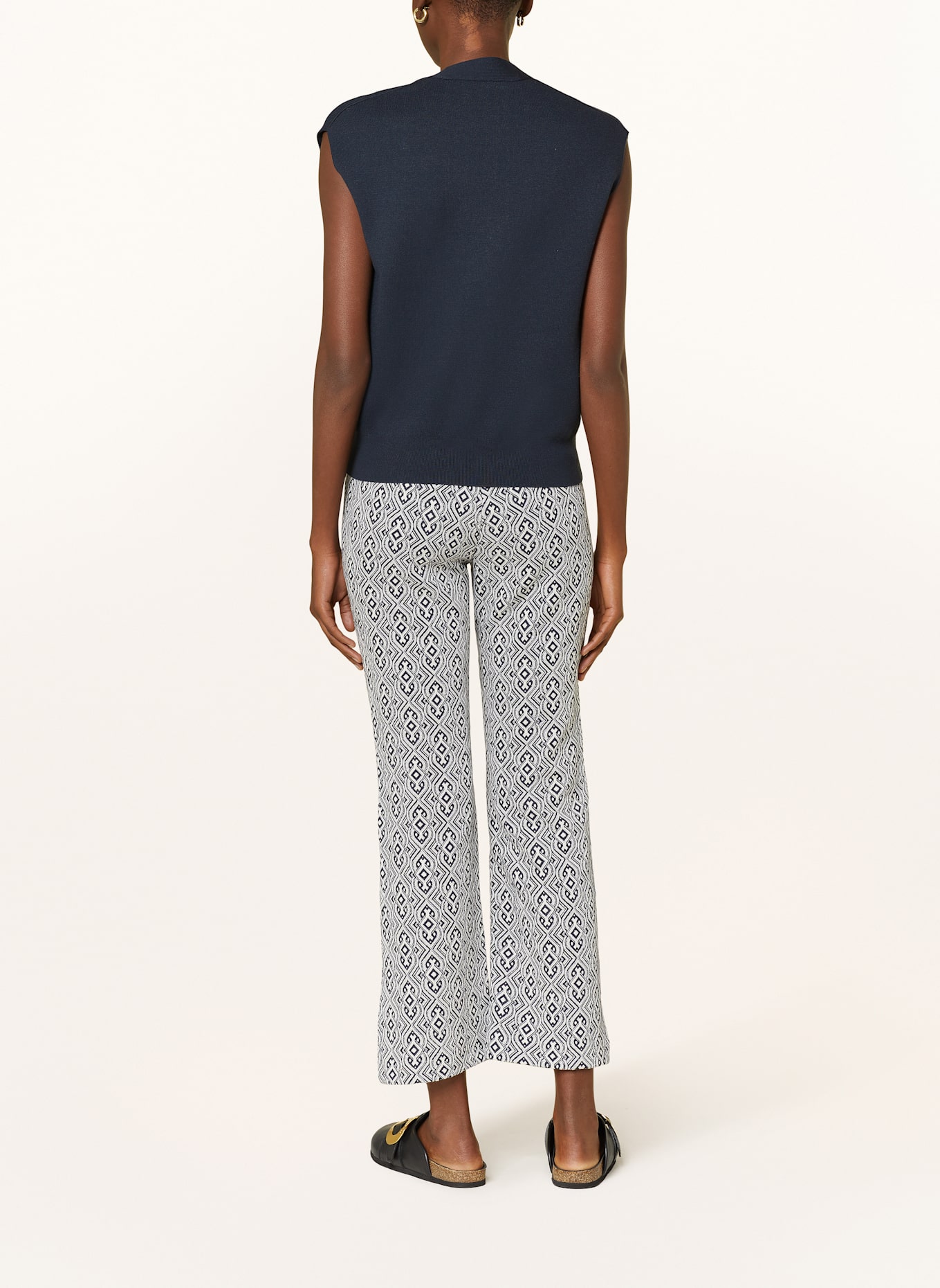 CARTOON Jerseyhose: DUNKELBLAU / CREME