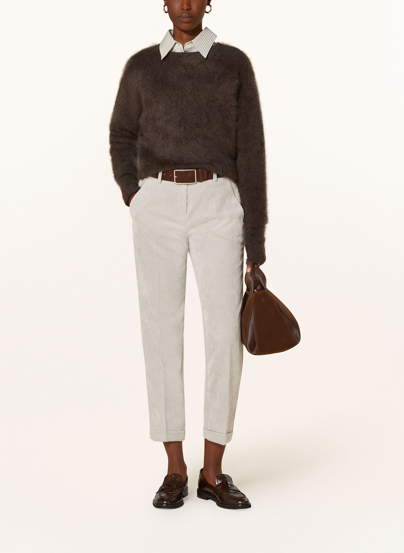 CAMBIO Cordhose KRYSTAL: BEIGE