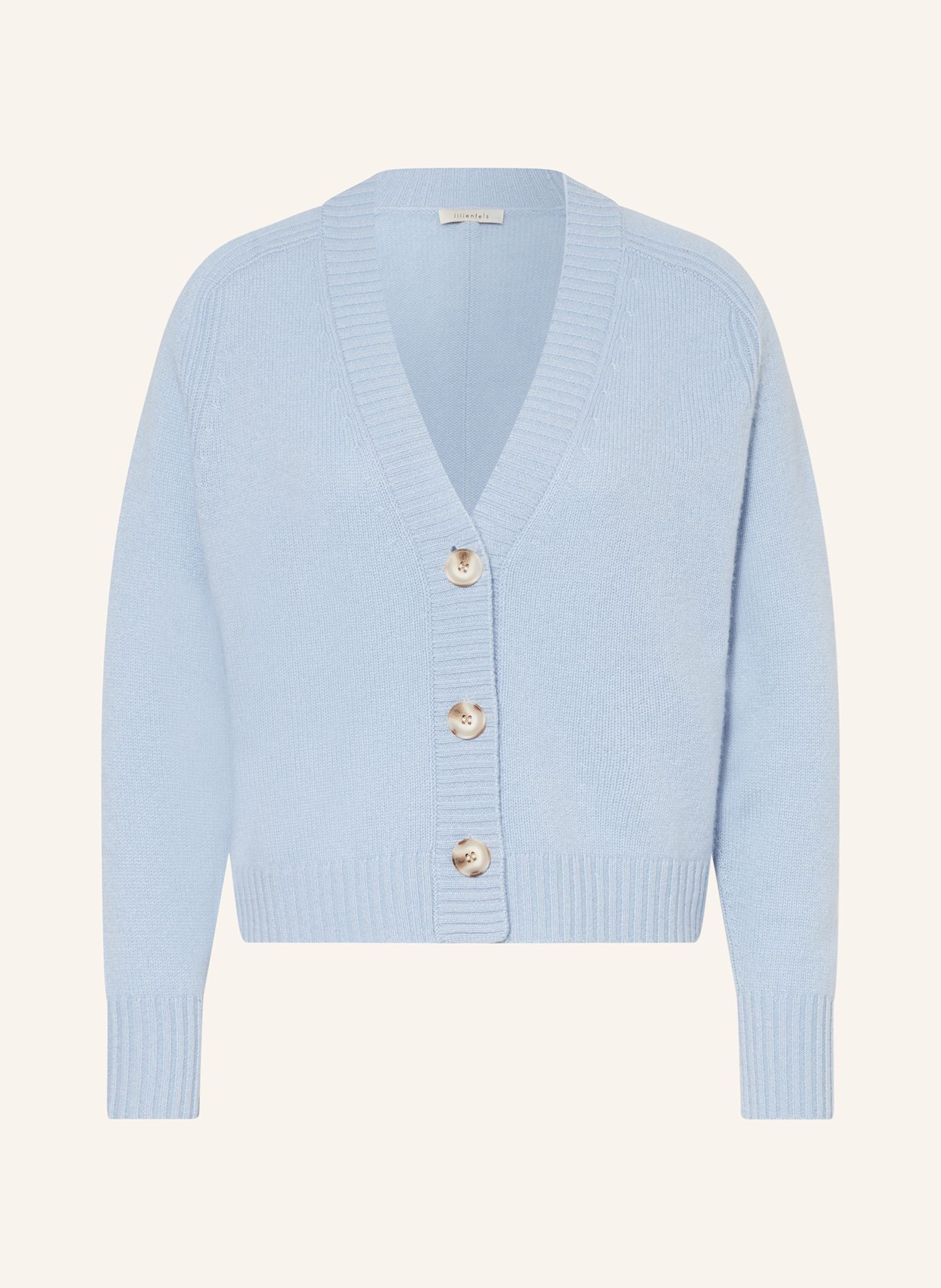 lilienfels Cashmere cardigan: LIGHT BLUE