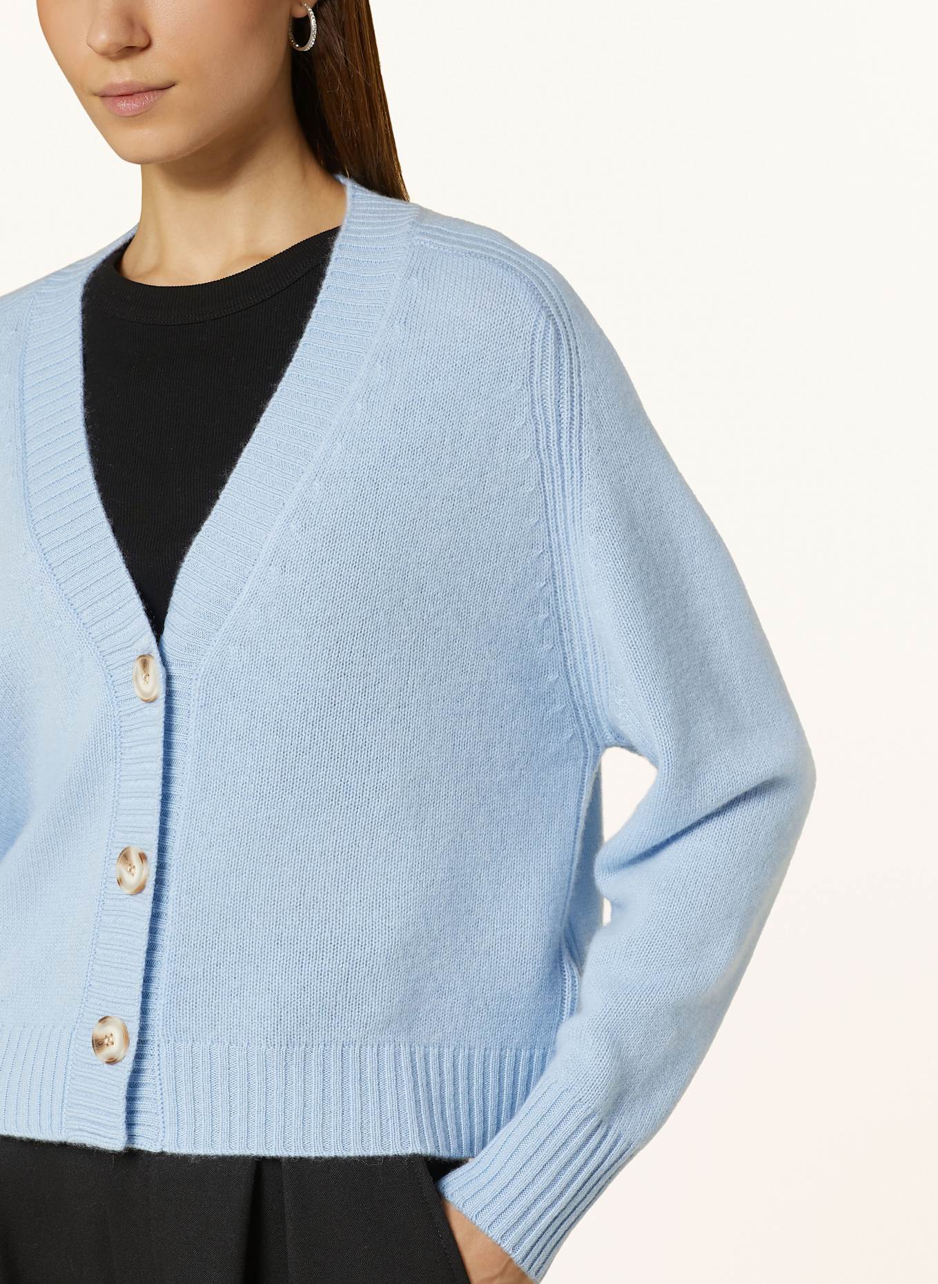 lilienfels Cashmere cardigan: LIGHT BLUE