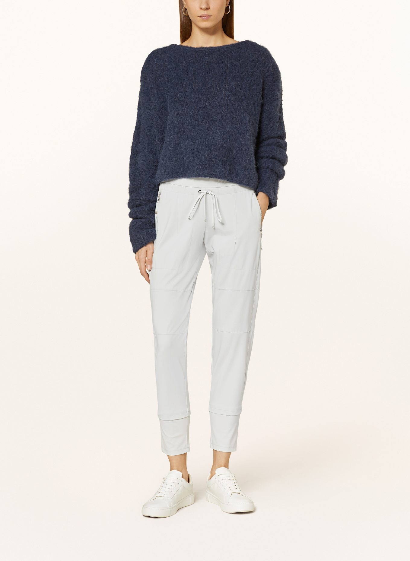 RAFFAELLO ROSSI Hose CANDY im Jogging-Stil: HELLGRAU