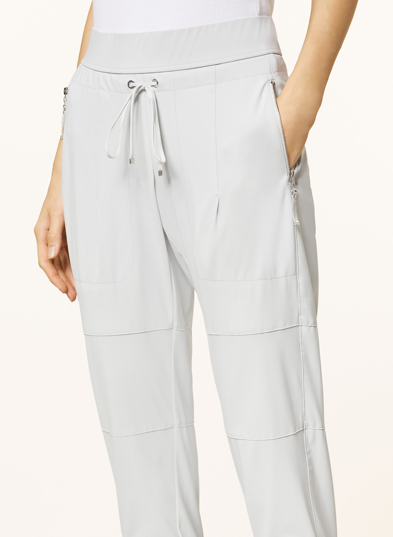 RAFFAELLO ROSSI Hose CANDY im Jogging-Stil: HELLGRAU