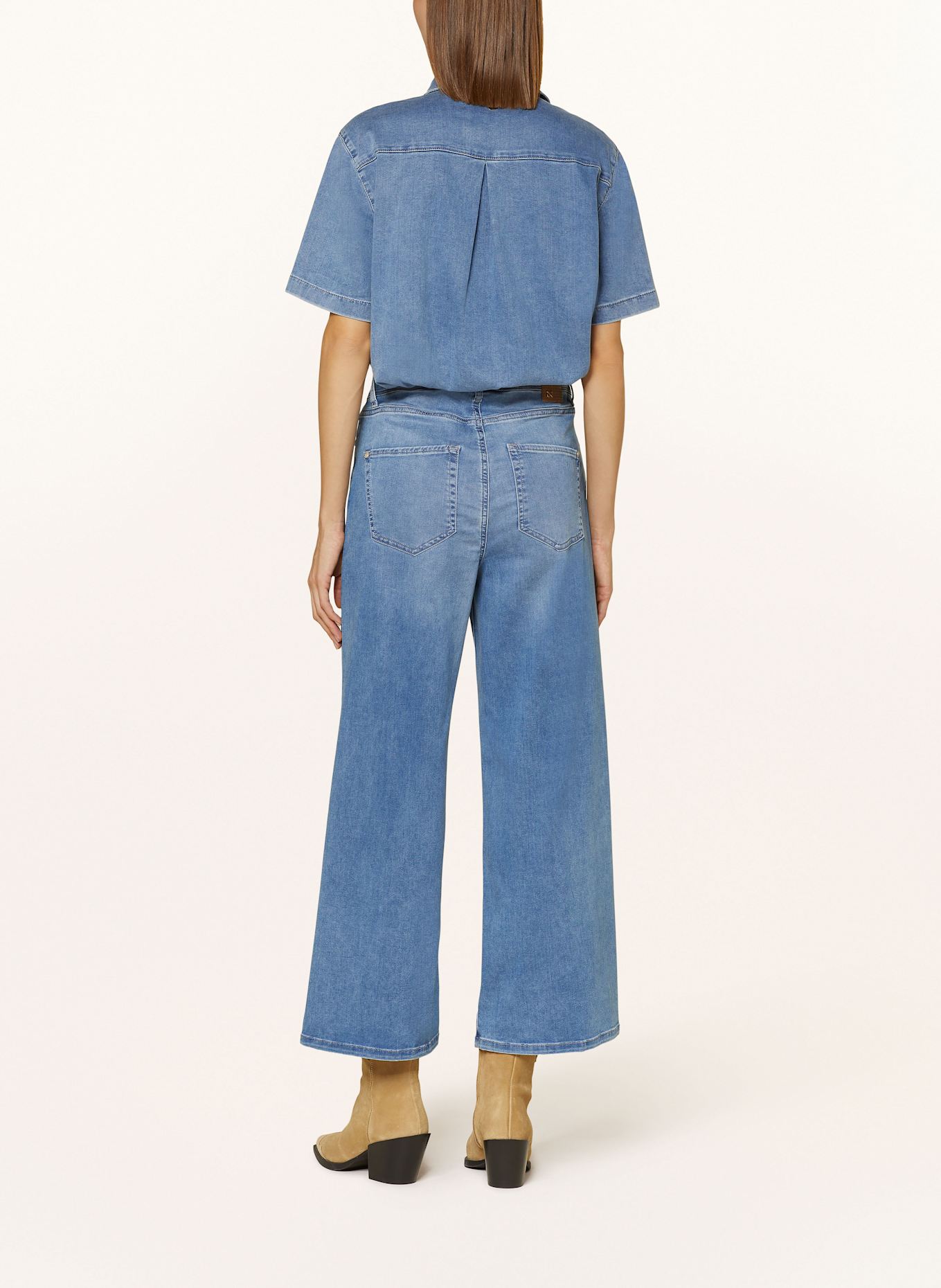 RAFFAELLO ROSSI Jeansbluse GIULIETTE: HELLBLAU