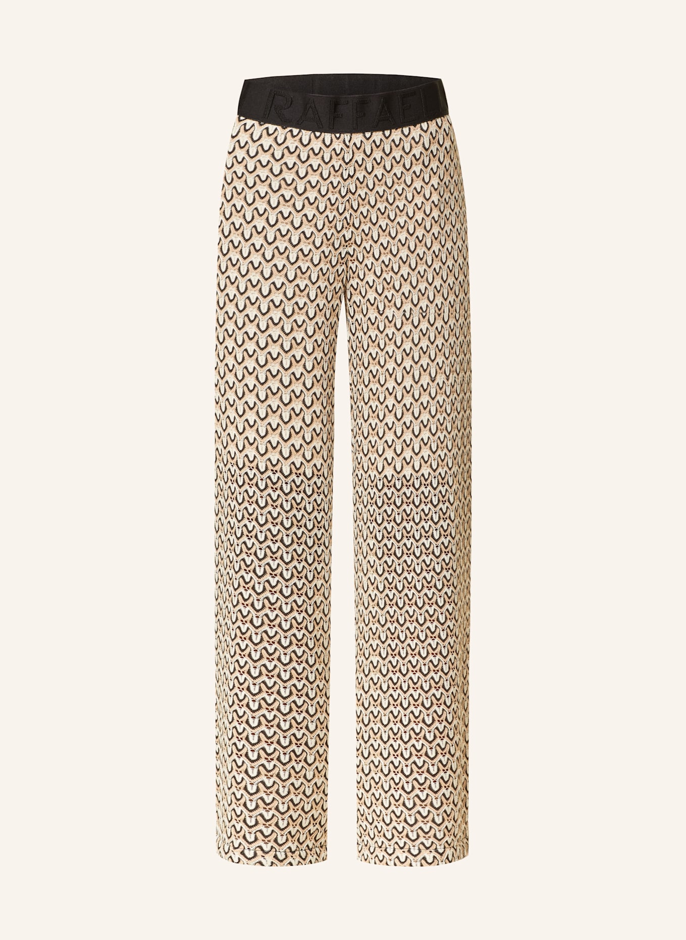 RAFFAELLO ROSSI Hose ELAINE RIBBON, Farbe: CREME/ BEIGE/ SCHWARZ (Bild 1)
