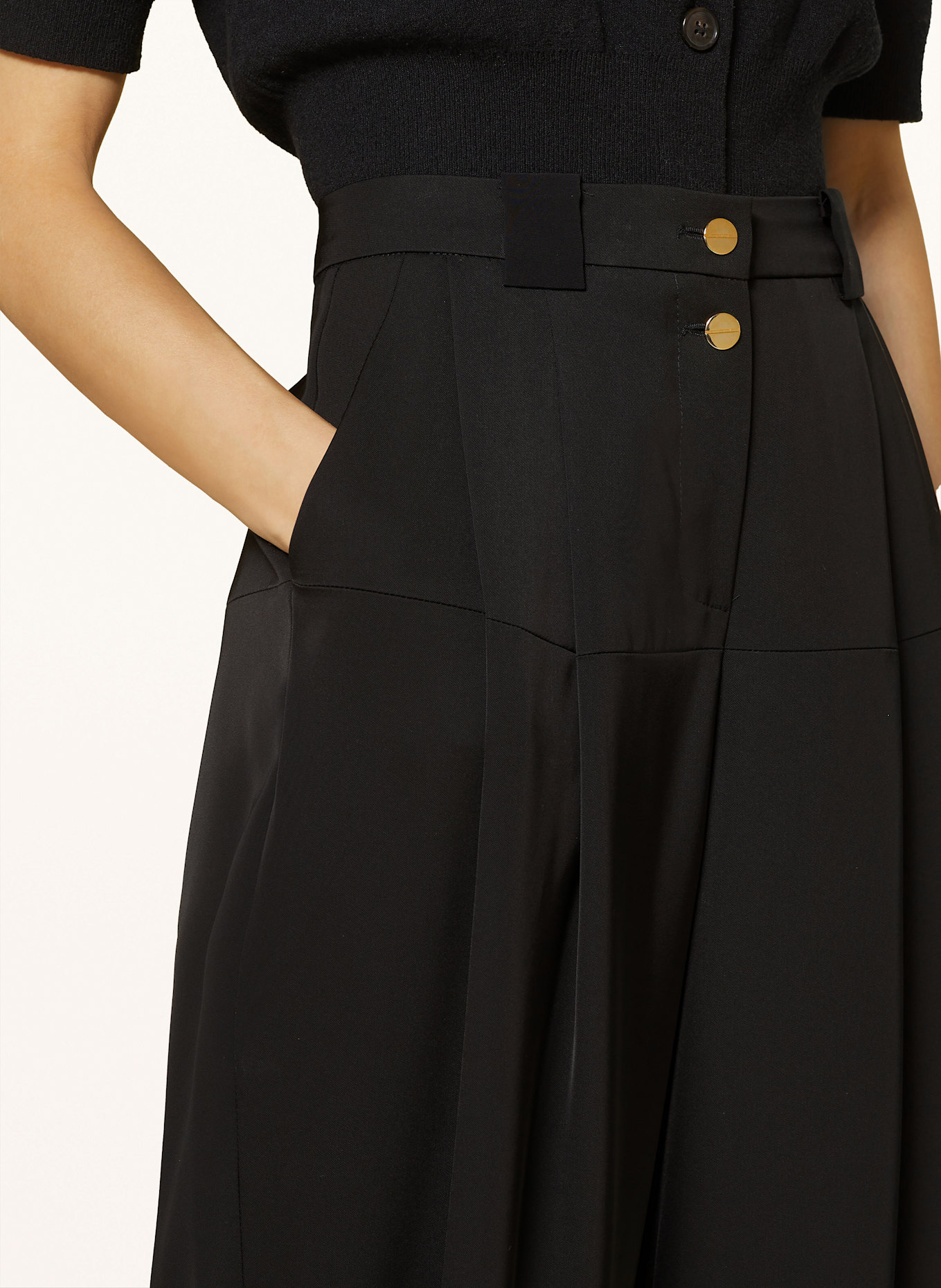 RAFFAELLO ROSSI Hose TAVIA: SCHWARZ