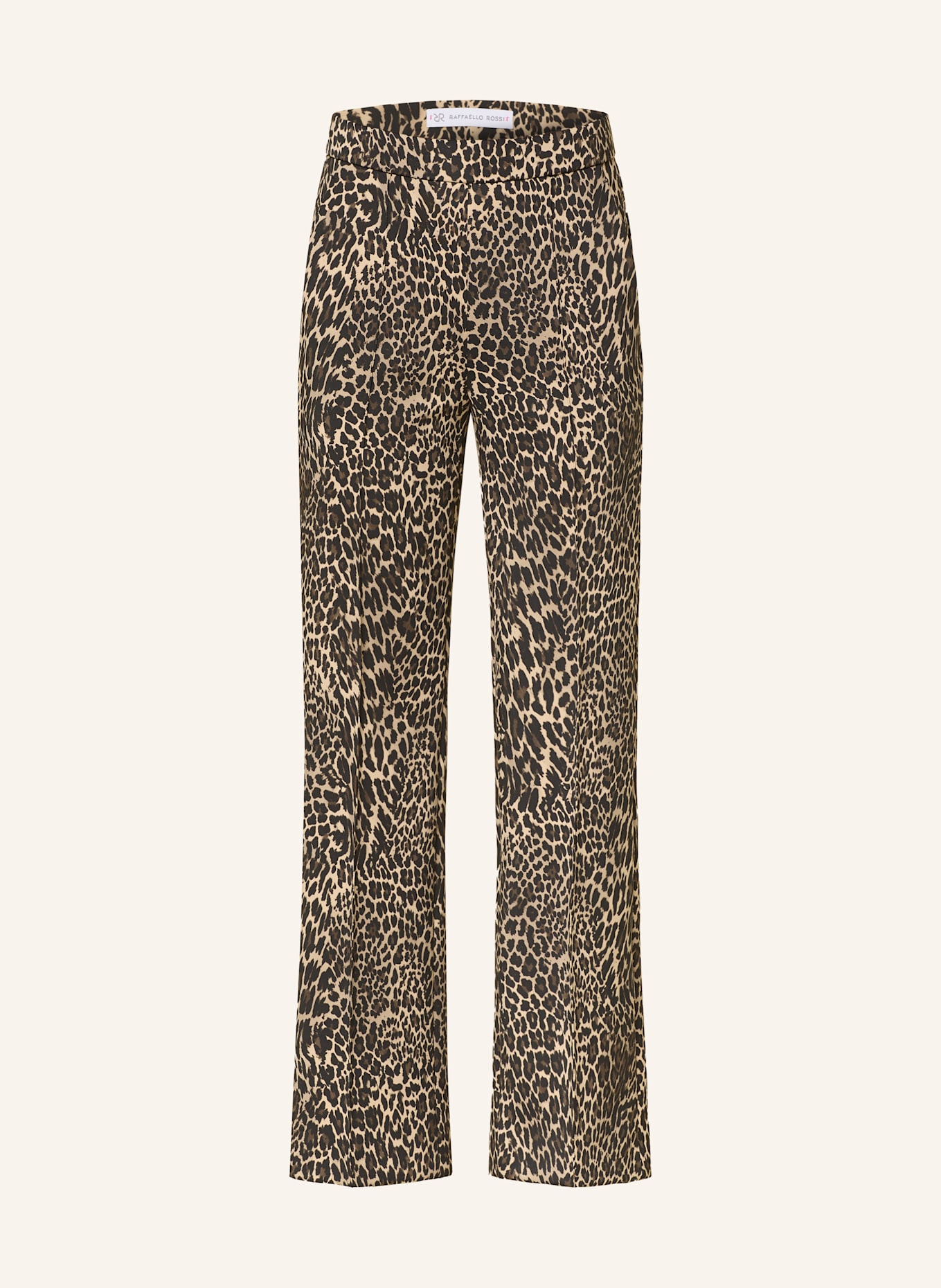 RAFFAELLO ROSSI Jersey wide leg trousers RENEE in beige dark brown black