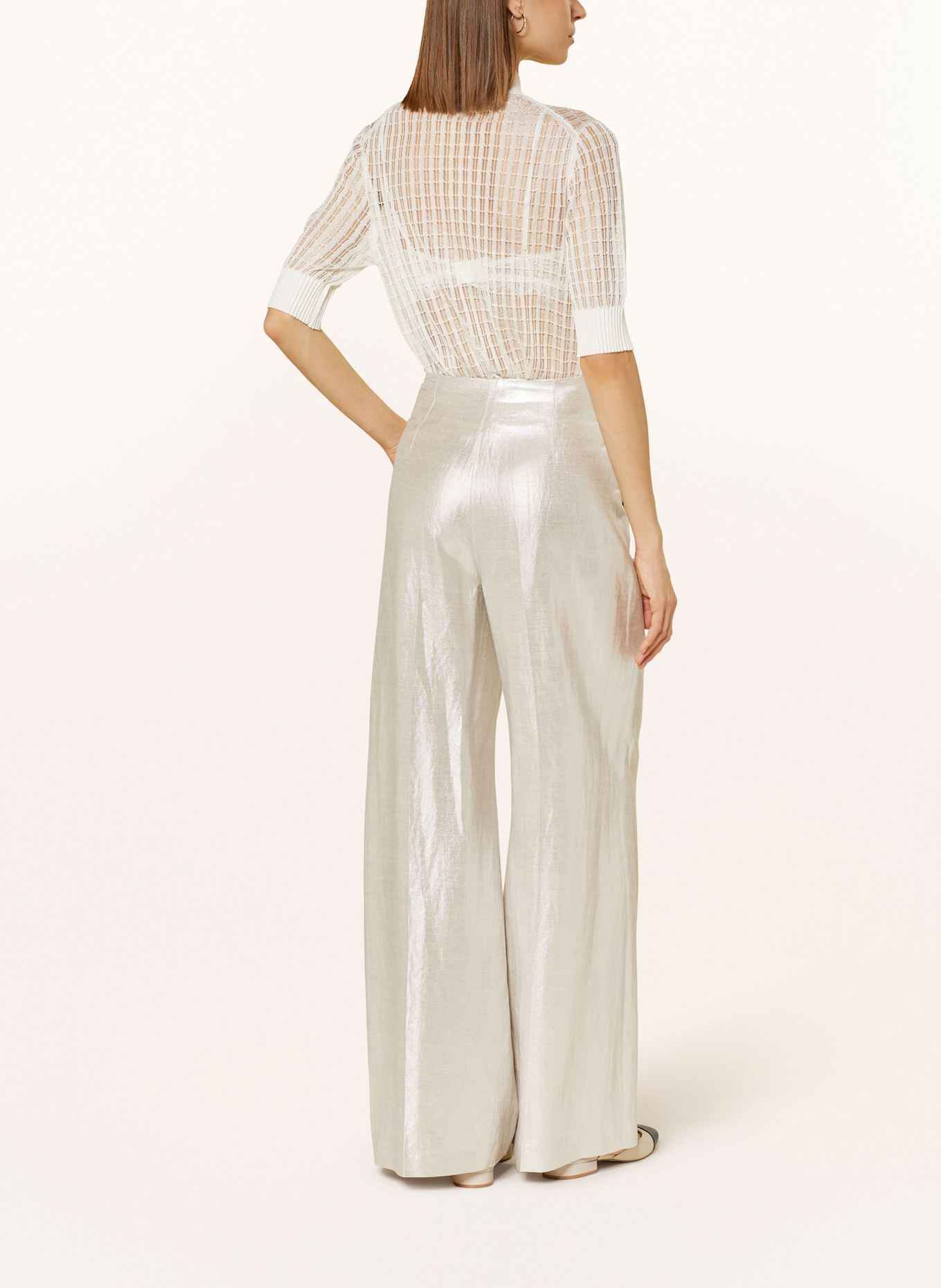 RAFFAELLO ROSSI Marlenehose AGATHA, Farbe: SILBER (Bild 3)