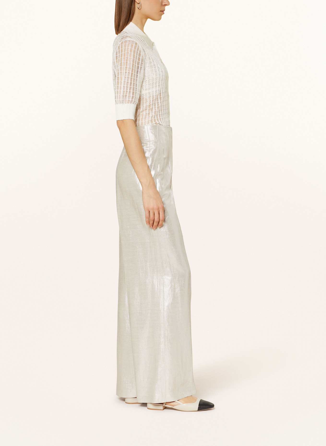 RAFFAELLO ROSSI Marlenehose AGATHA, Farbe: SILBER (Bild 4)