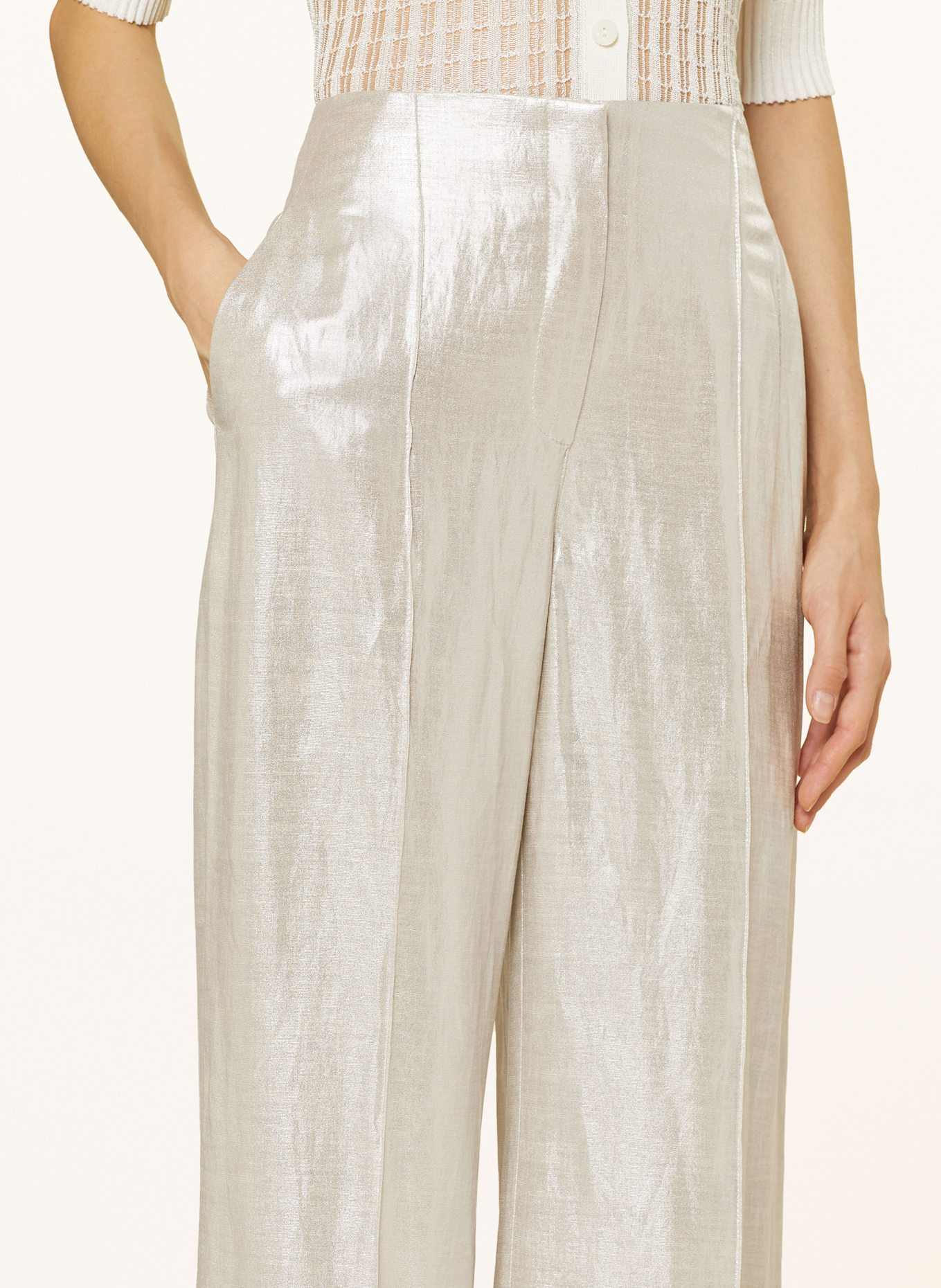 RAFFAELLO ROSSI Marlenehose AGATHA, Farbe: SILBER (Bild 5)
