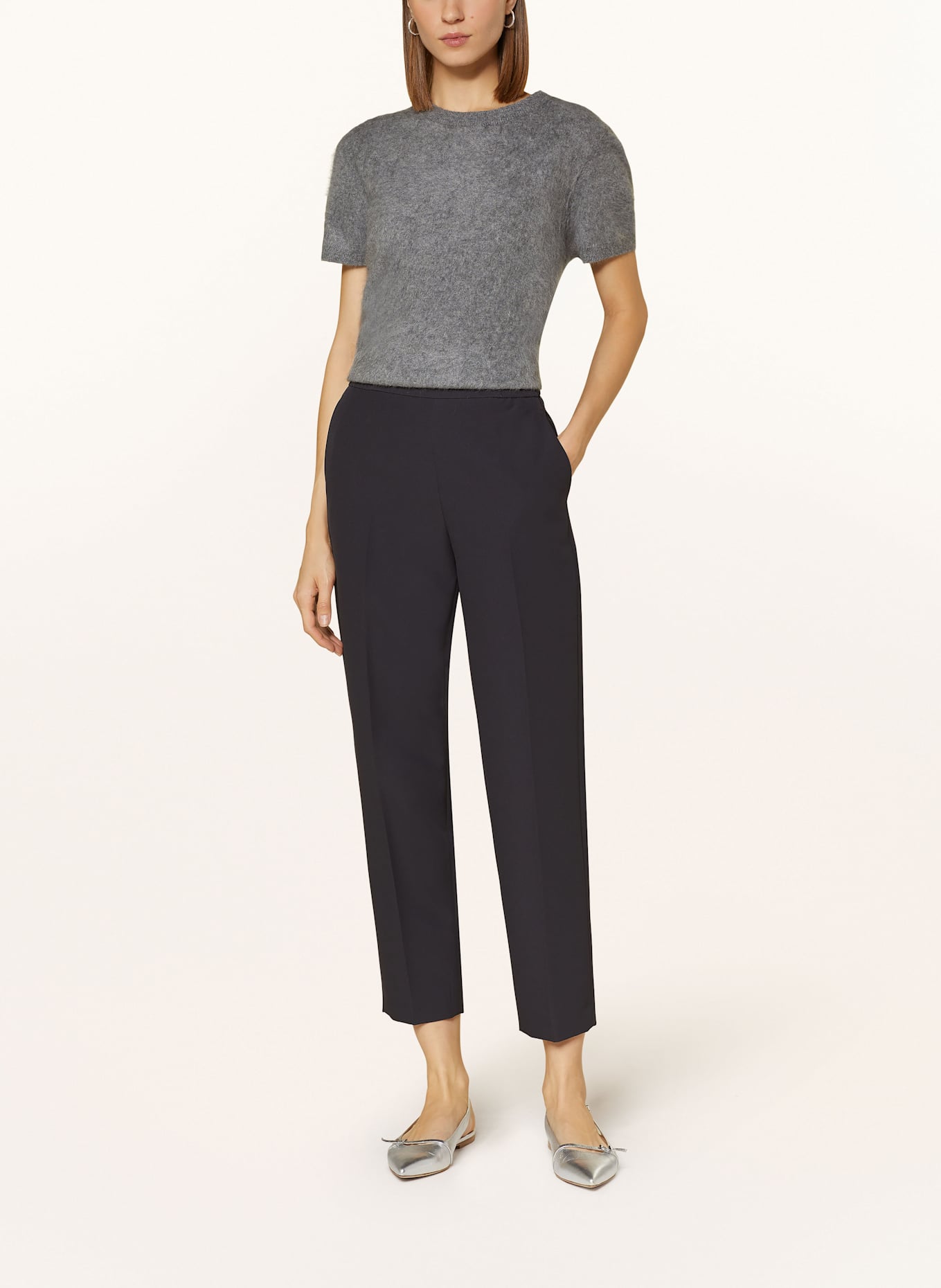 RAFFAELLO ROSSI Spodnie VIOLETT: GRANATOWY