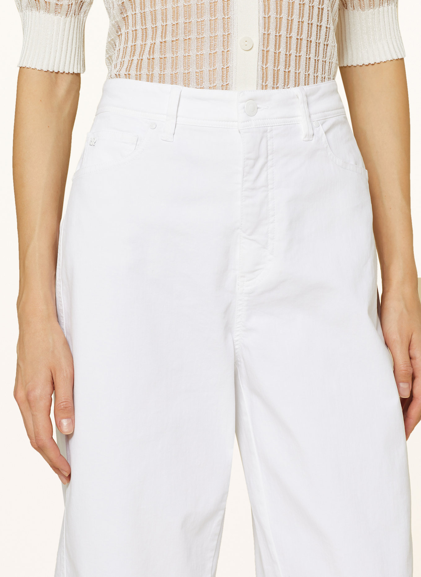 RAFFAELLO ROSSI 7/8 jeans Stade HANNI: 110 WEISS