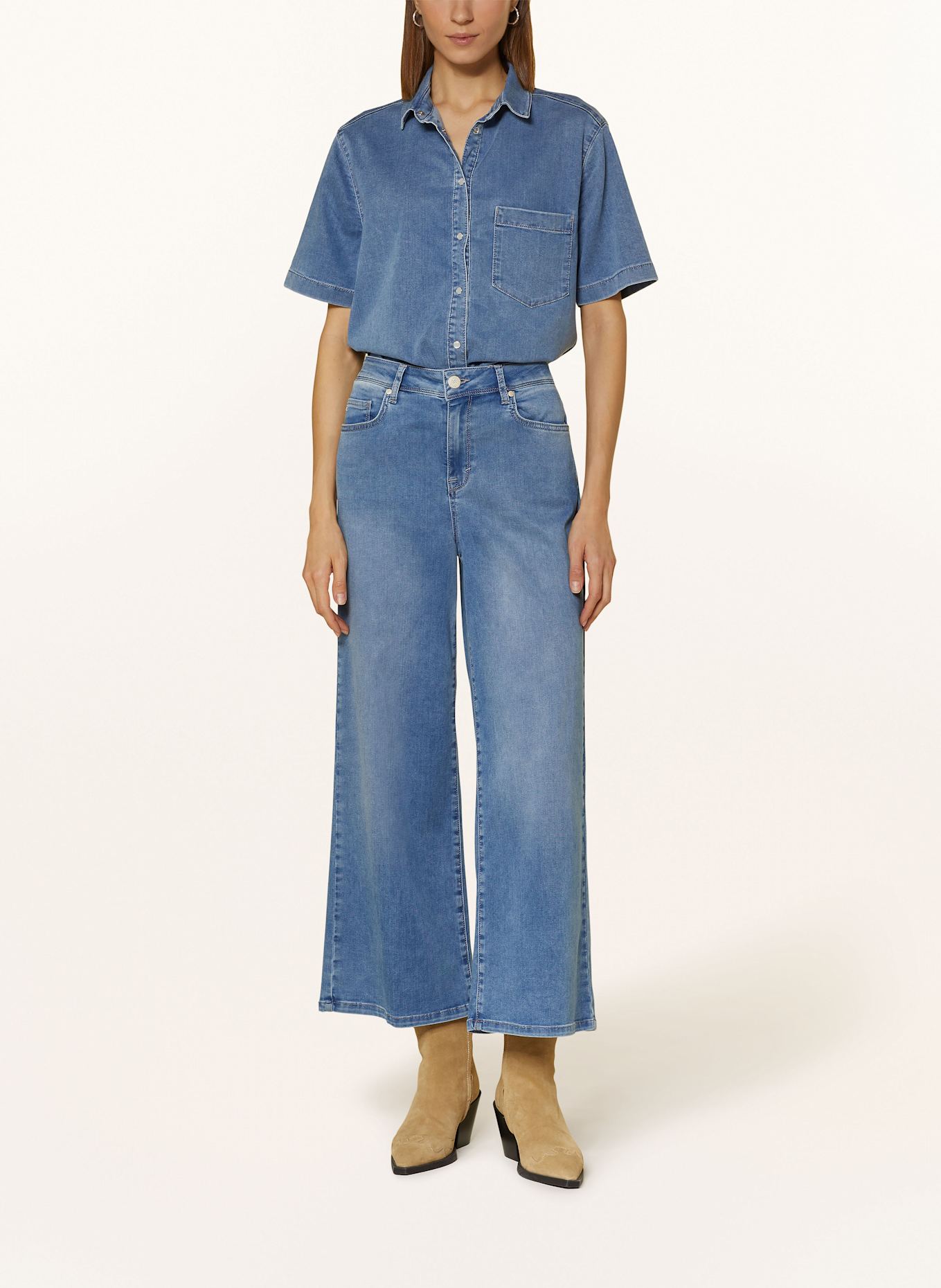 RAFFAELLO ROSSI Jean évasé SVENTY: 847 Jeansblau