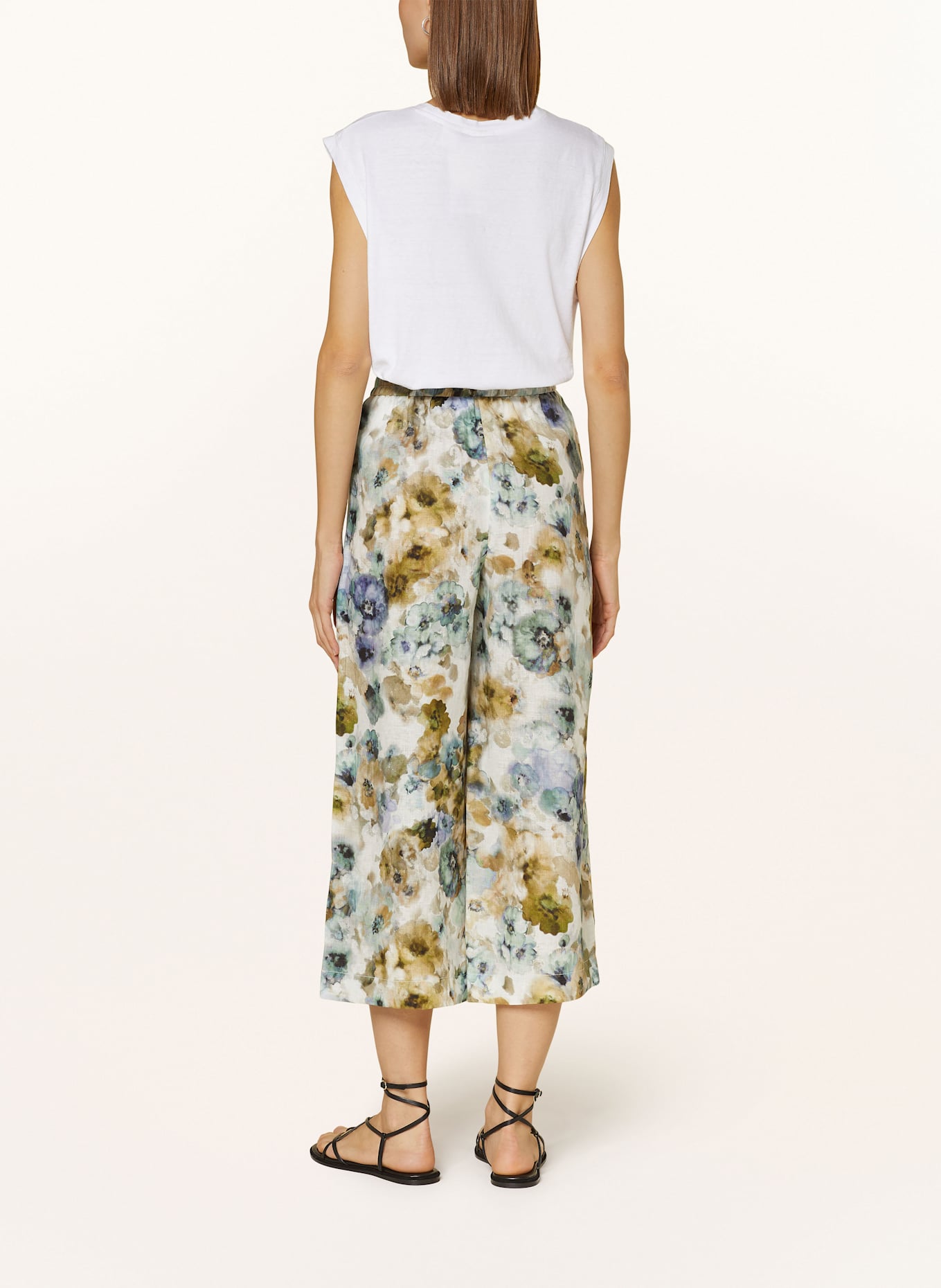 RAFFAELLO ROSSI Leinen-Culotte JOLIE: WEISS / BLAU / GRÜN