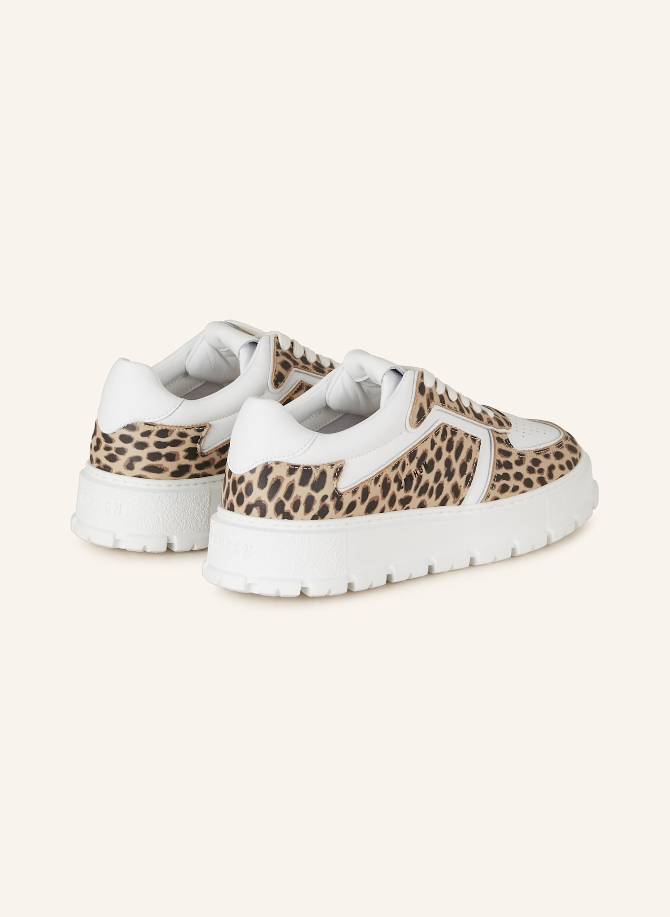 OH APRIL Sneaker CPH332 x OH APRIL: WEISS / BEIGE / DUNKELBRAUN