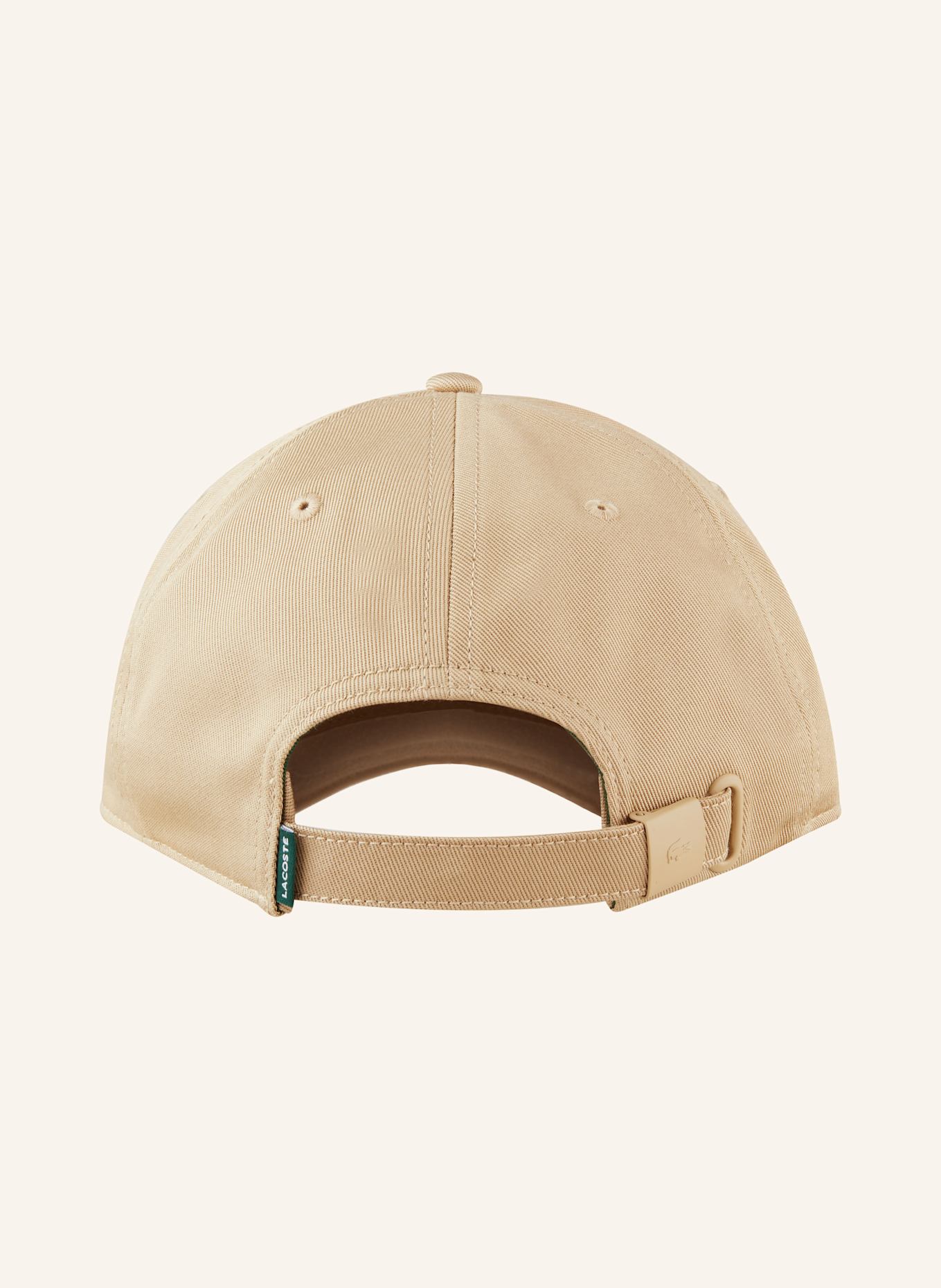 LACOSTE Czapka z daszkiem: BEŻOWY