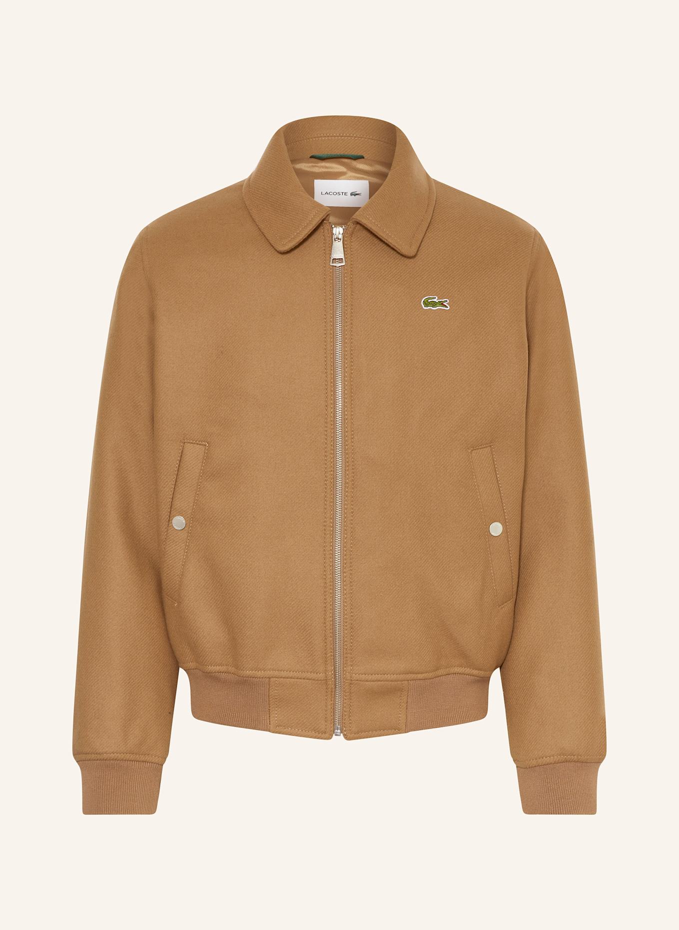 LACOSTE Blouson: BRAUN