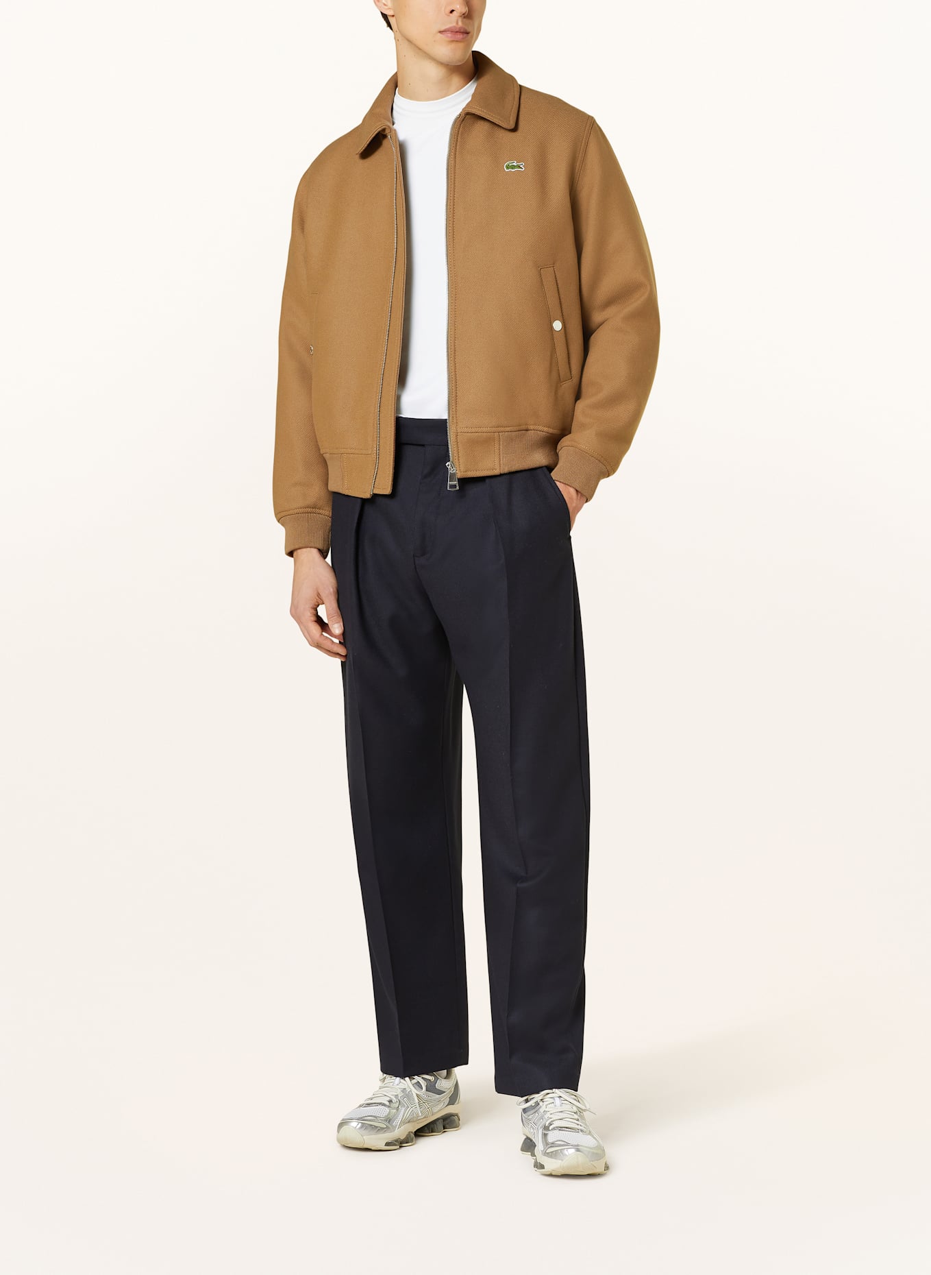 LACOSTE Blouson: BRAUN