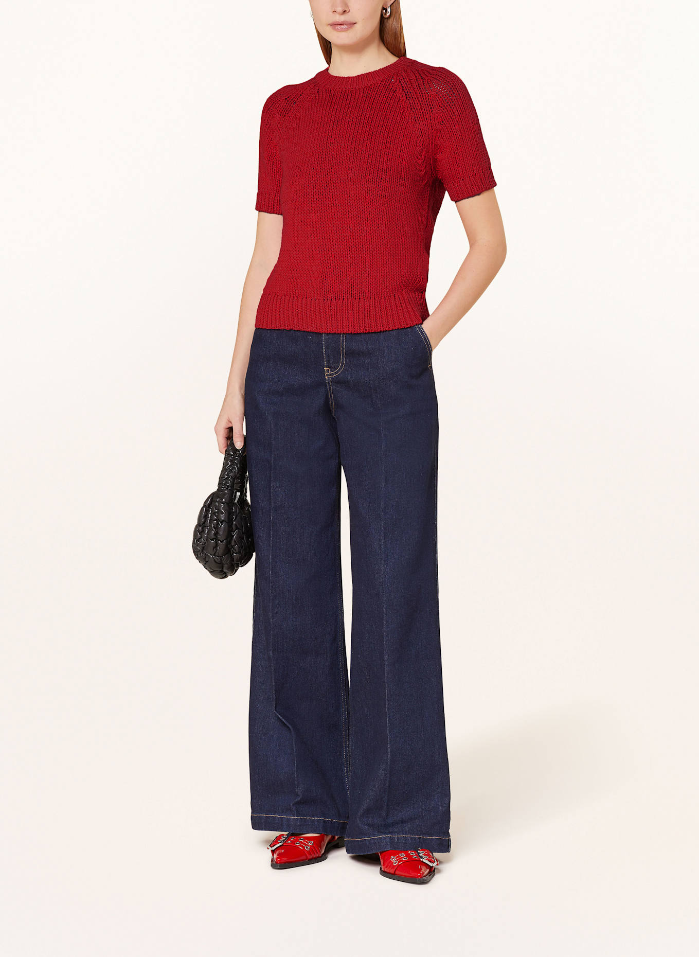 darling harbour Strickshirt: ROT