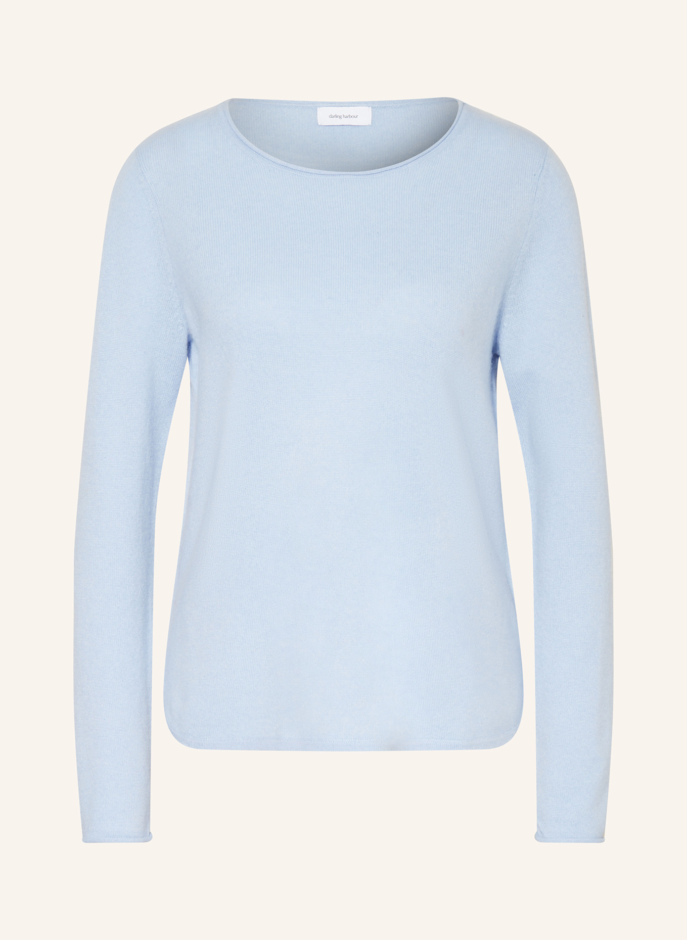 darling harbour Cashmere-Pullover: HIMMELBLAU