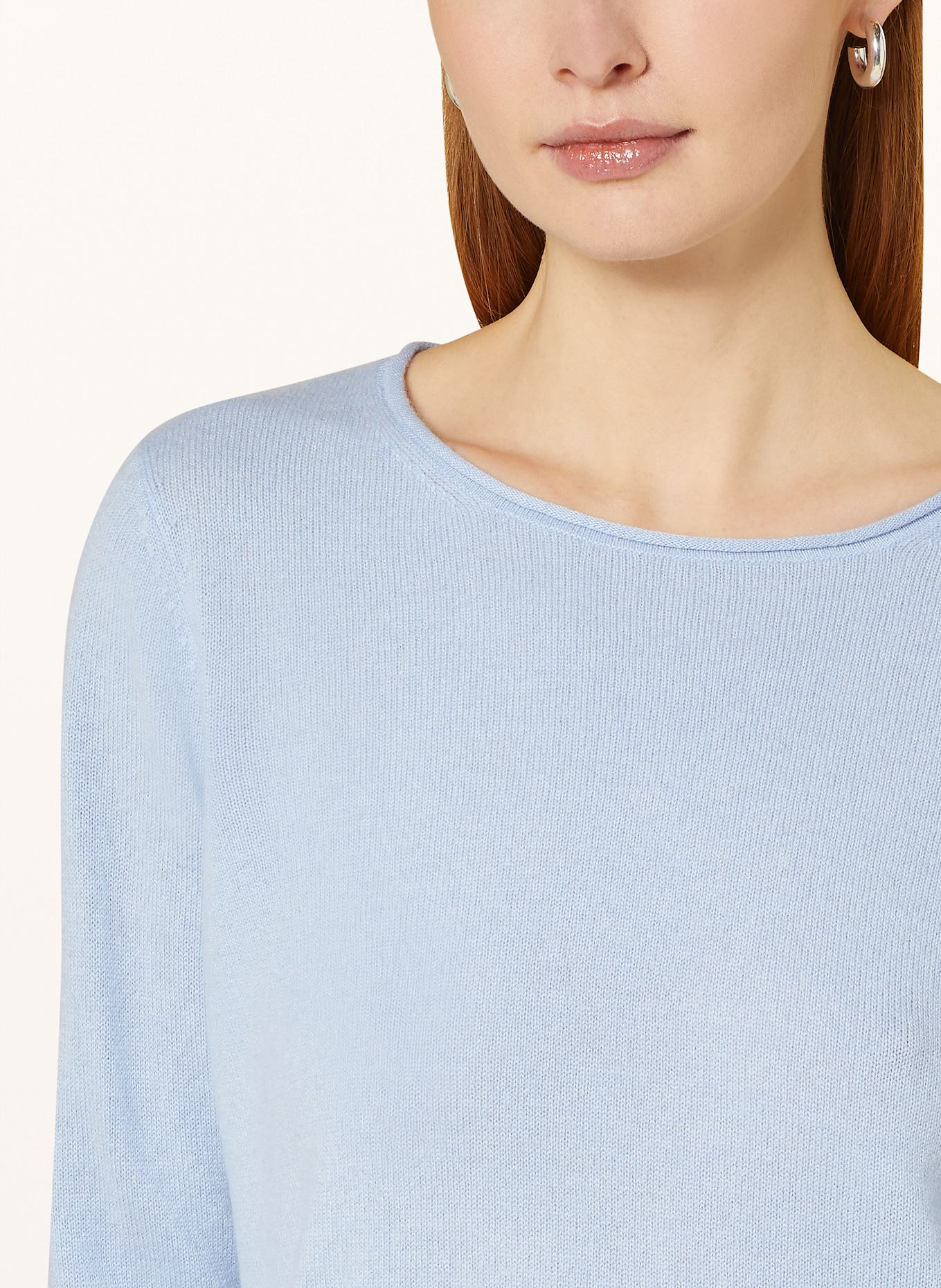 darling harbour Cashmere-Pullover: HIMMELBLAU