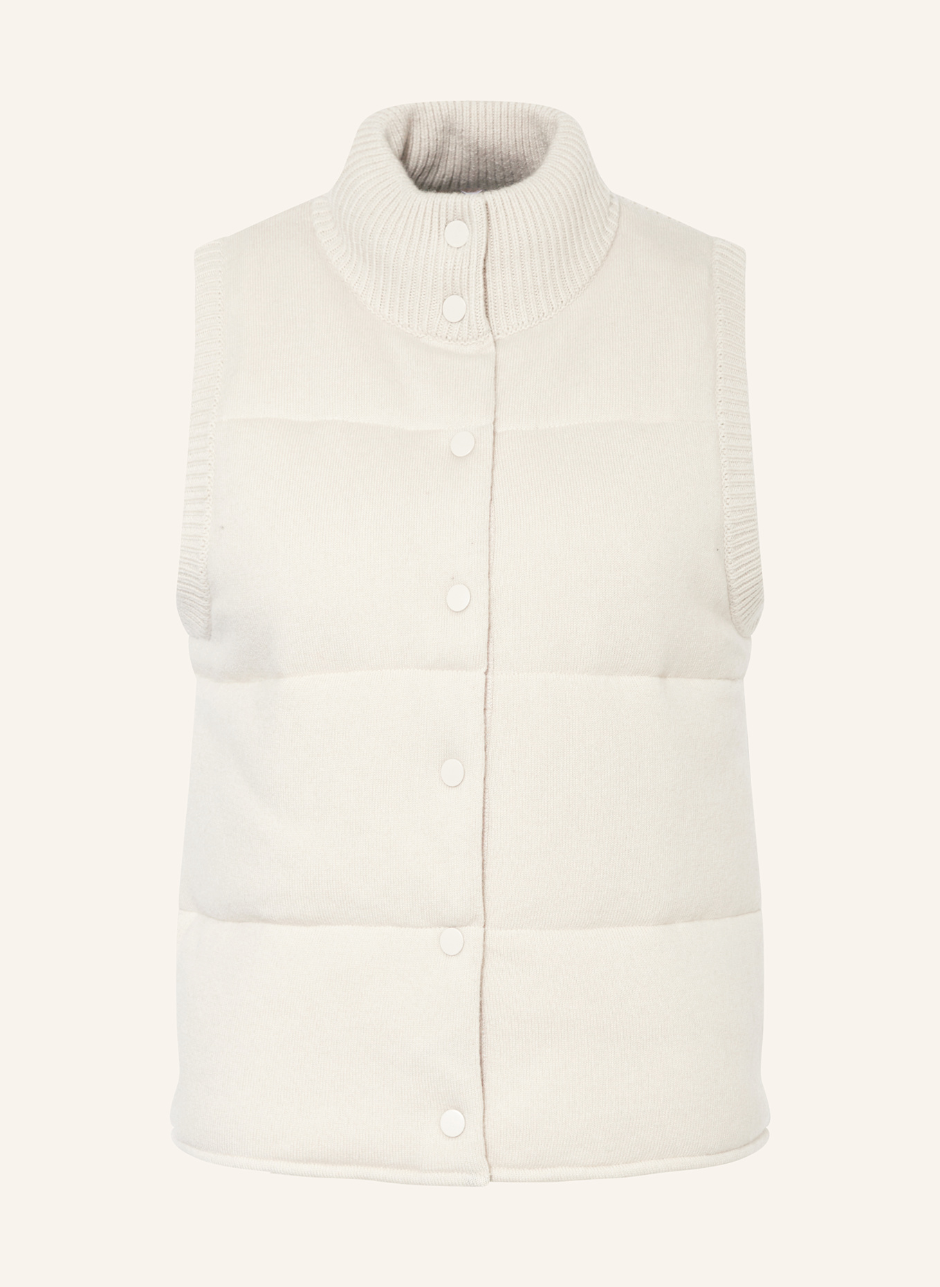 darling harbour Strickweste mit Cashmere: ECRU