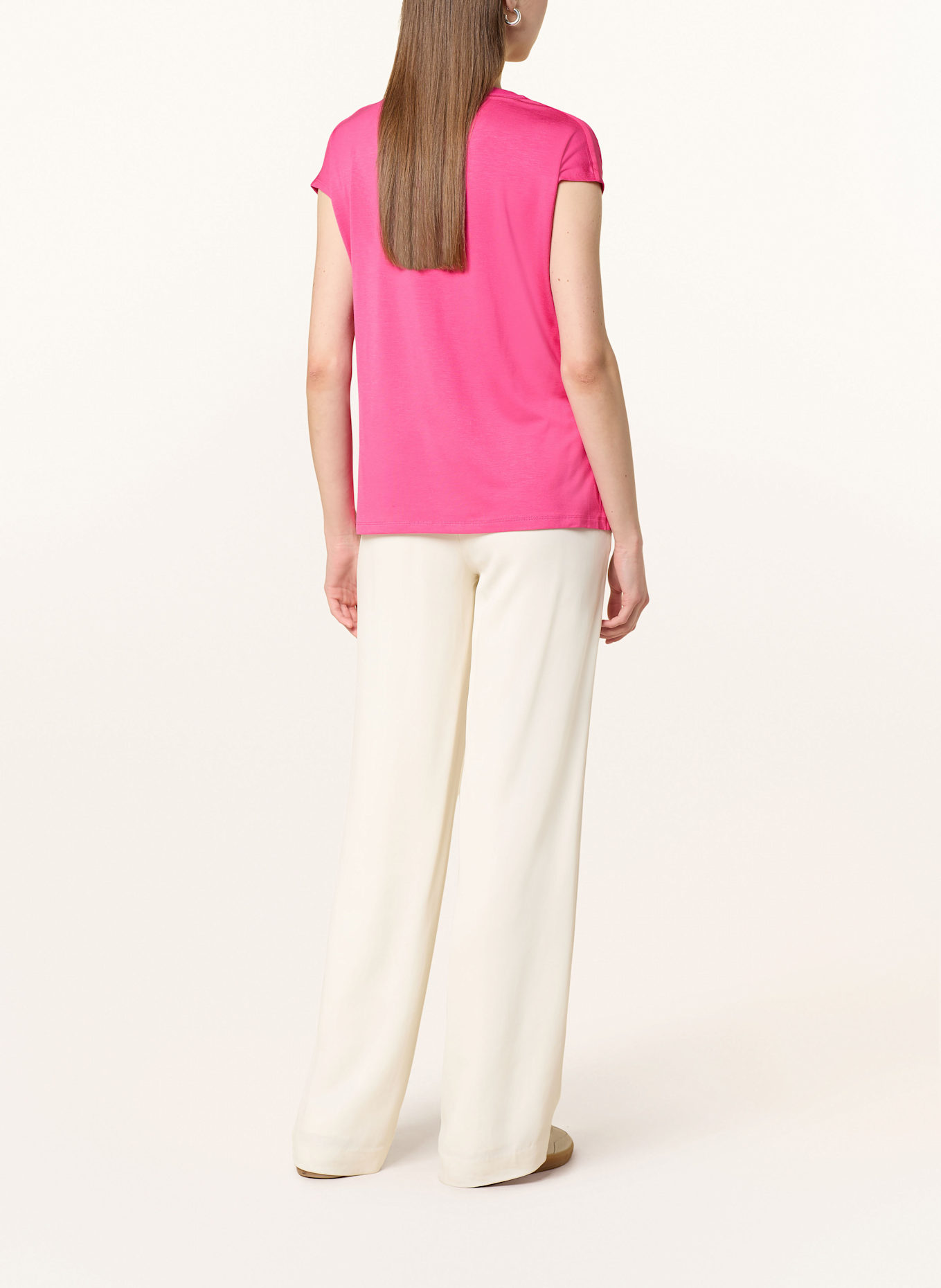 darling harbour Blusenshirt im Materialmix: PINK