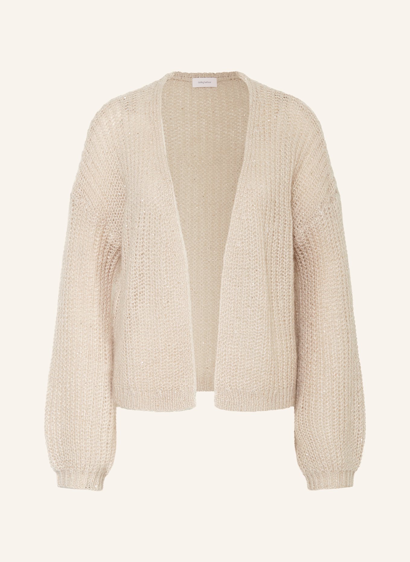 darling harbour Gebreide hoes met pailletten en glittergaren: GOUD