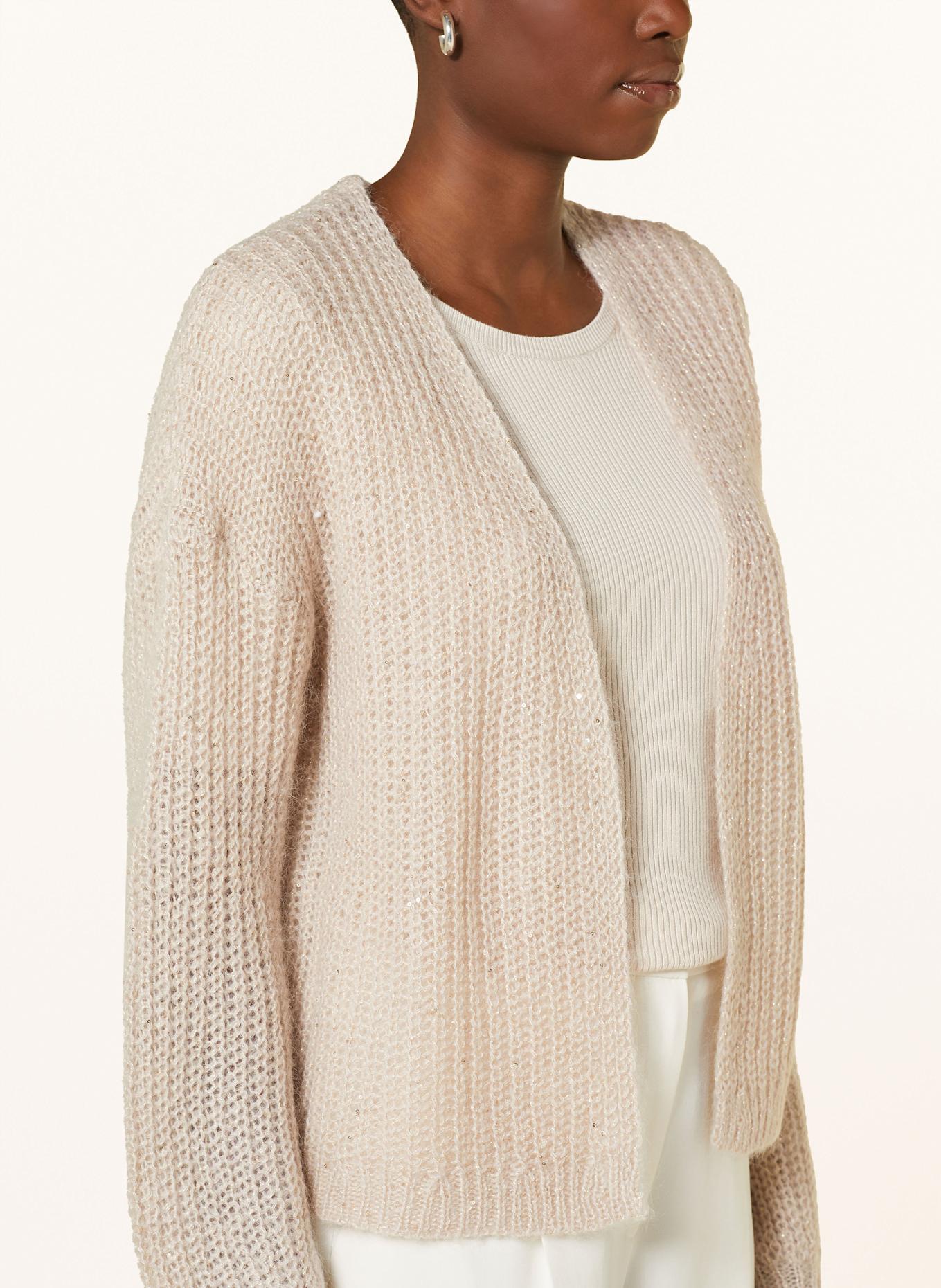 darling harbour Gebreide hoes met pailletten en glittergaren: GOUD