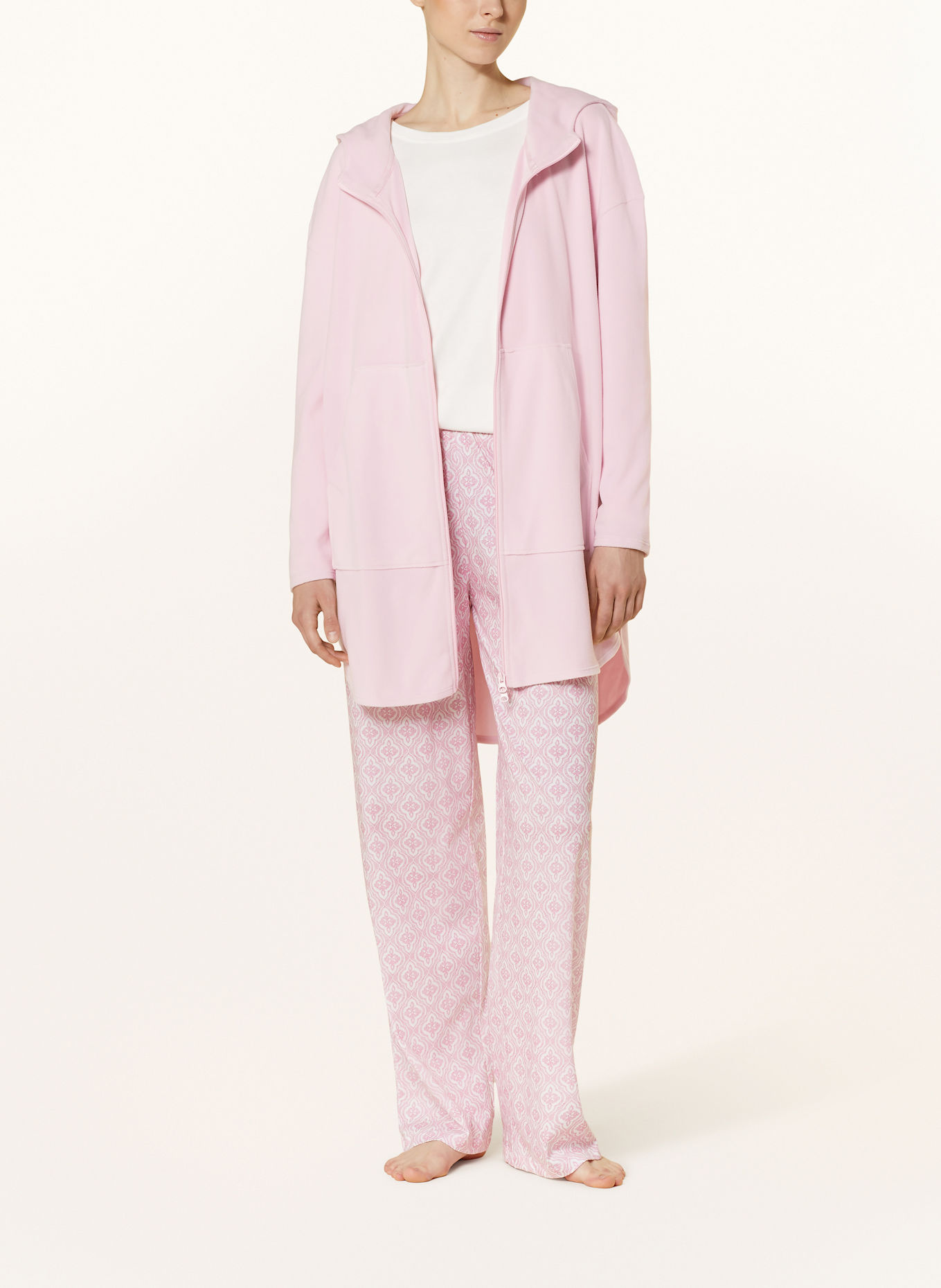 darling harbour Lounge-Fleecejacke: ROSE