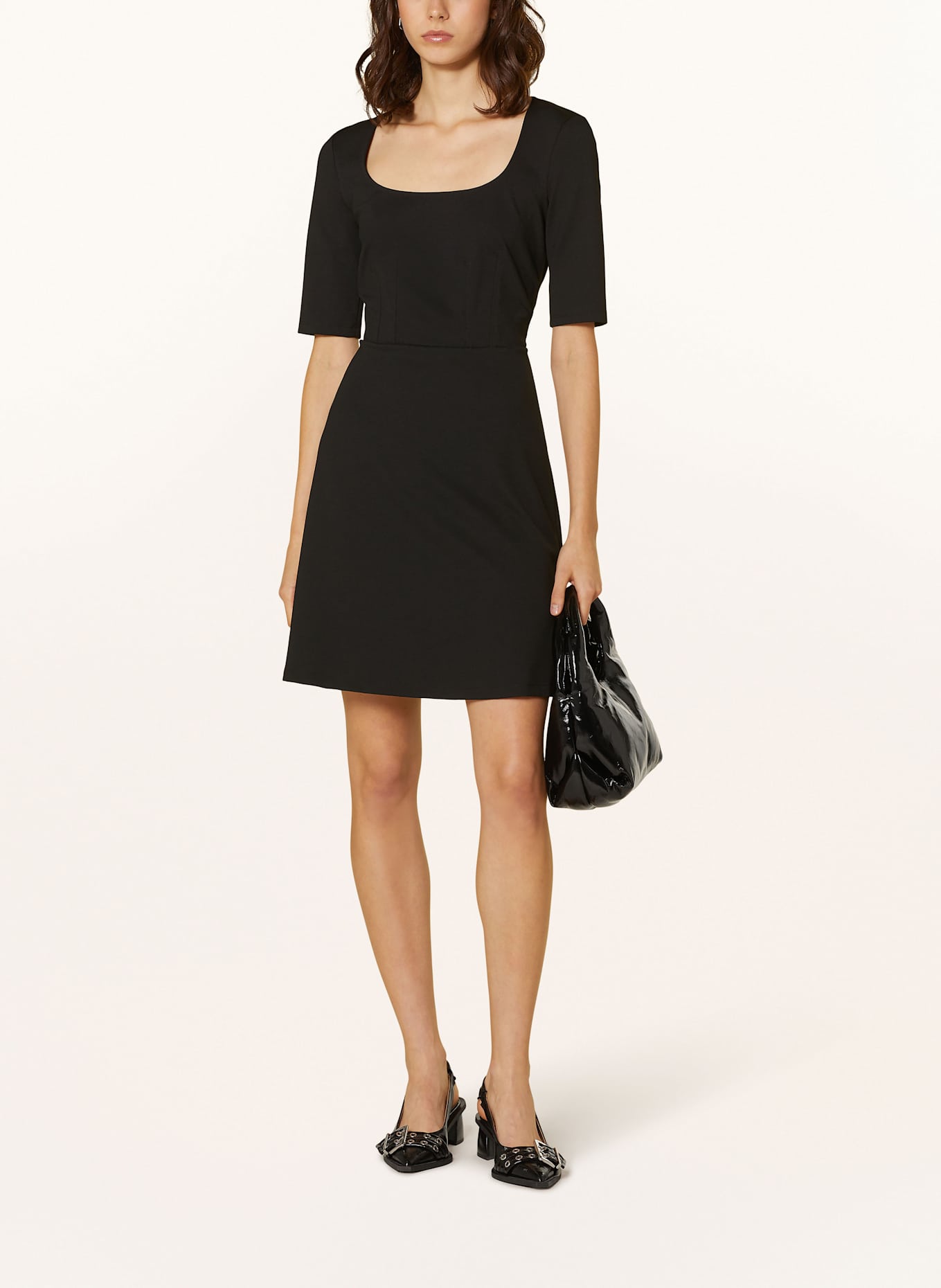 PATRIZIA PEPE Sukienka z dżerseju: CZARNY