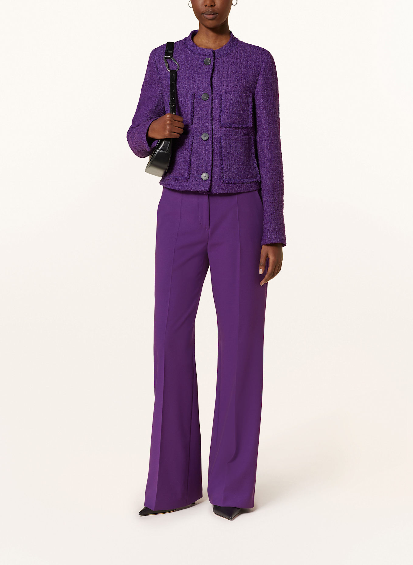 windsor. Tweed-Blazer DS490: LILA