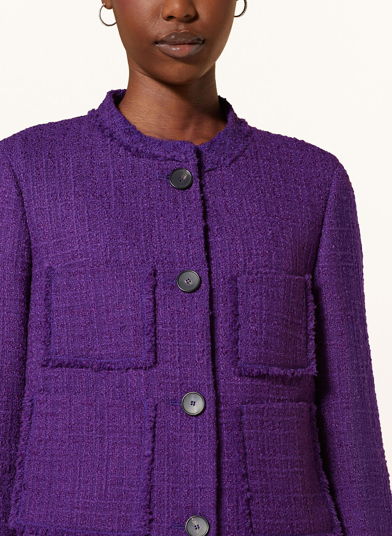 windsor. Tweed-Blazer DS490: LILA