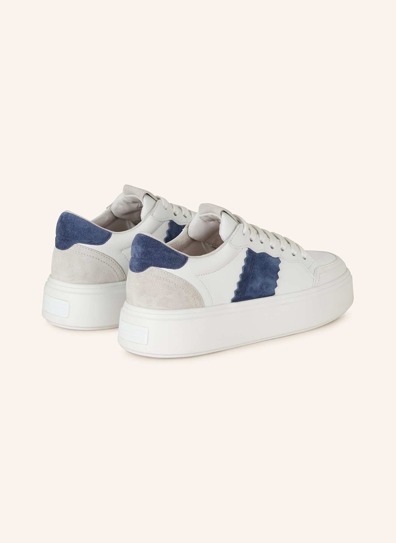 KENNEL & SCHMENGER Sneaker COOL: WEISS / BLAU