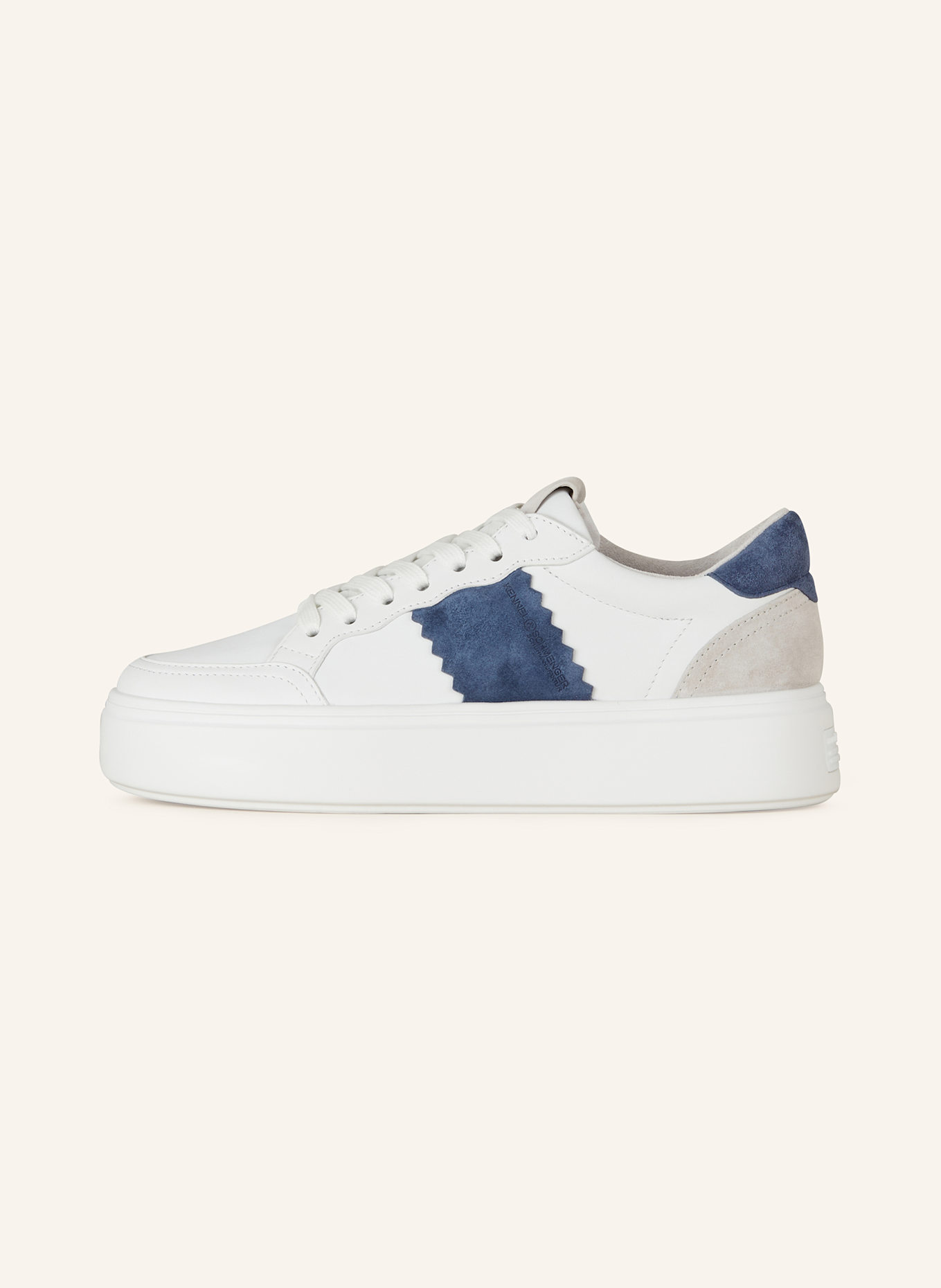 KENNEL & SCHMENGER Sneaker COOL: WEISS / BLAU