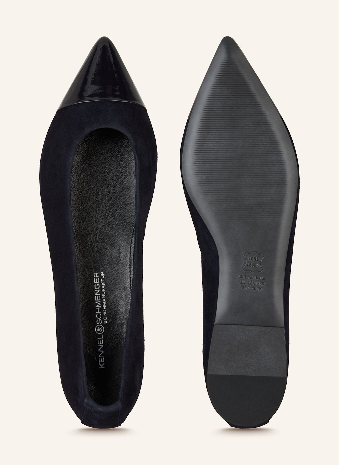 KENNEL & SCHMENGER Ballerinas GRETA: DUNKELBLAU