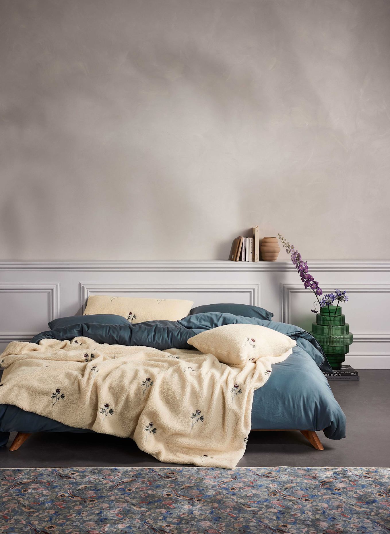 ESSENZA Pled MARISOL: KREMOWY