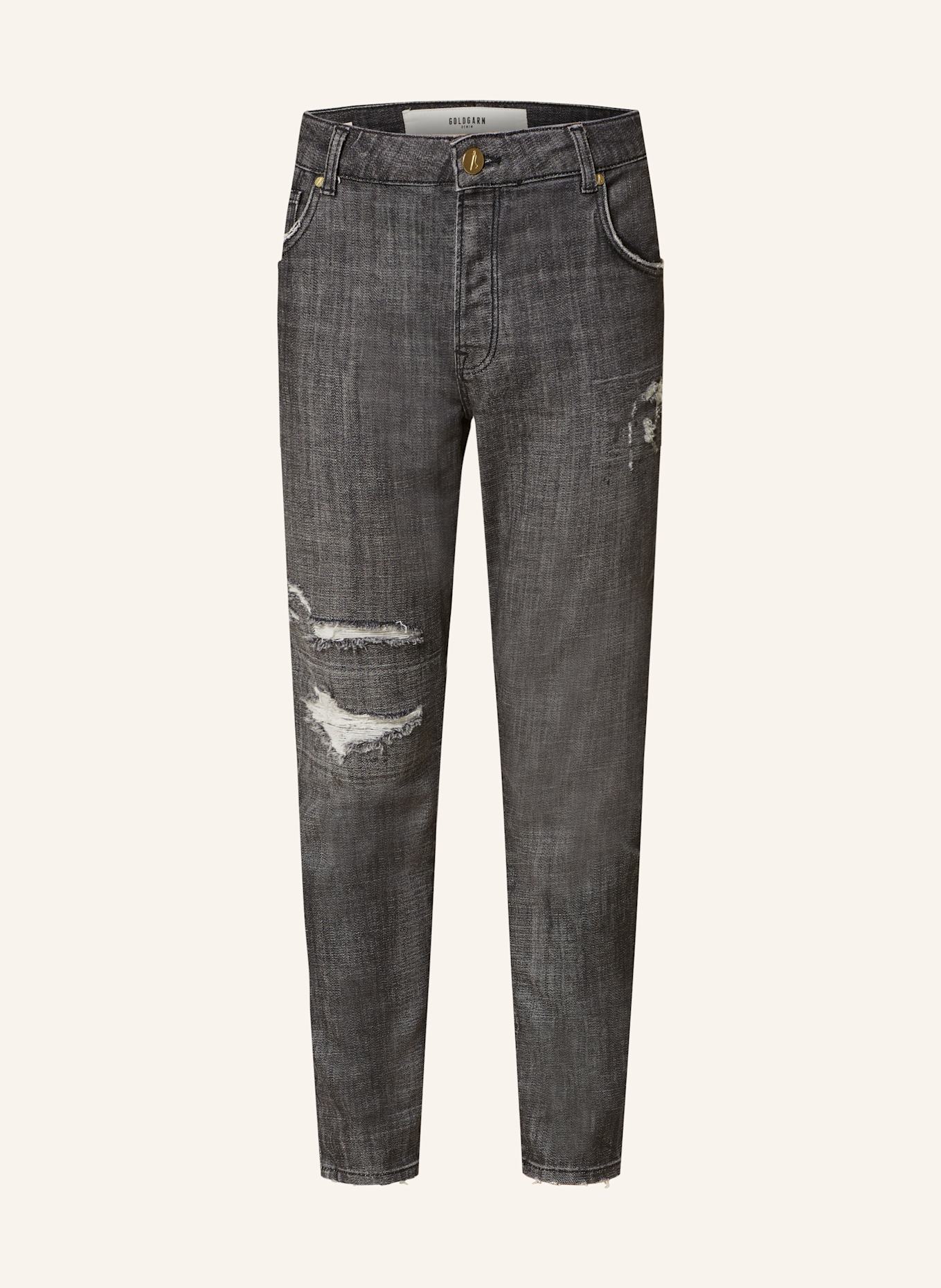 GOLDGARN DENIM Jeans NECKARAU Twisted Cropped Fit: 1110 vintageblack