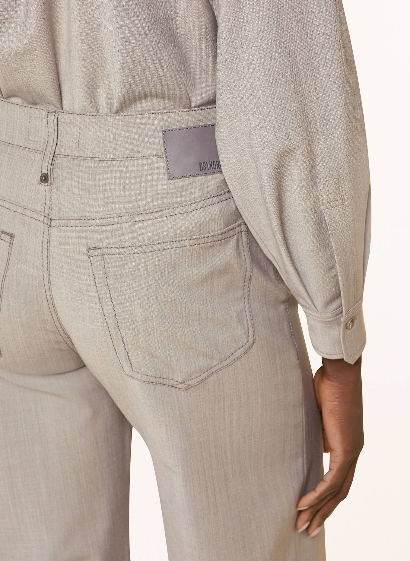 DRYKORN Marlenehose MEDLEY: BRAUN