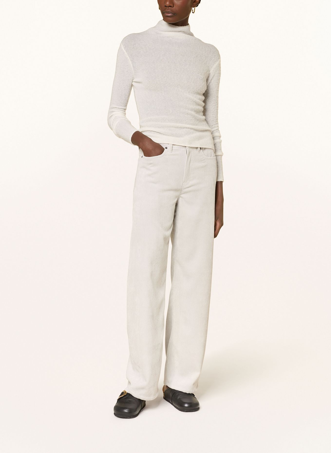 DRYKORN Marlenehose MEDLEY aus Cord: ECRU