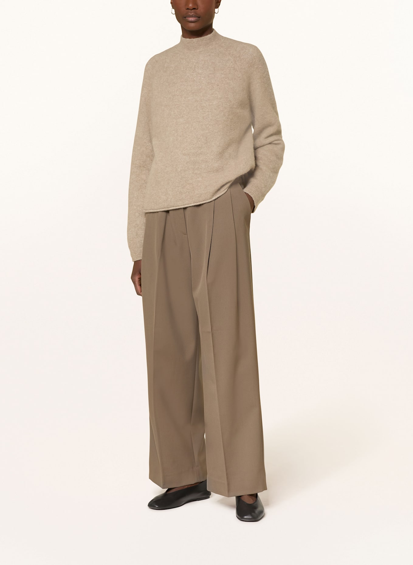 DRYKORN Svetr LOTIAMI s alpakou: VELBLOUDÍ